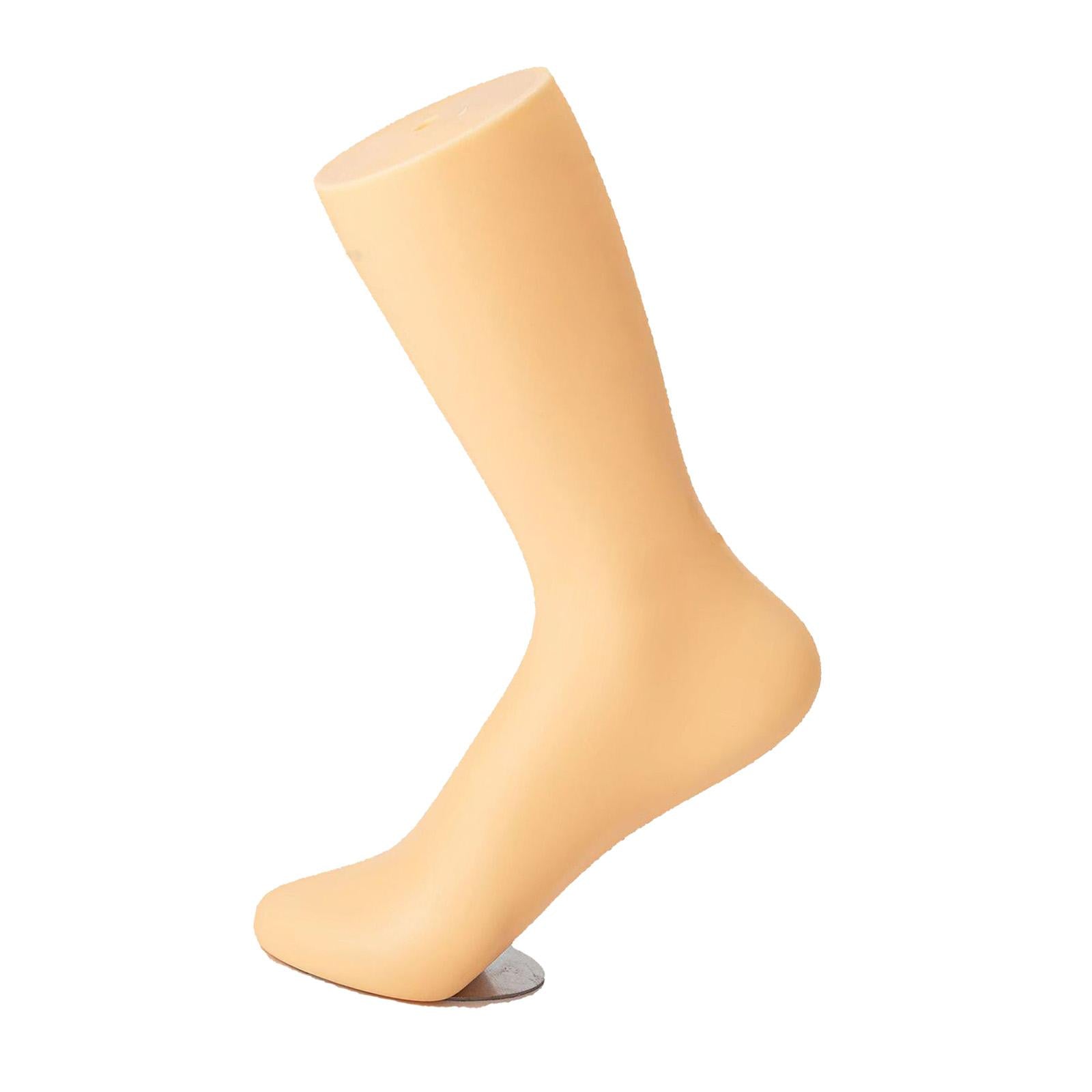 Mannequin Adult Feet Female Lifelike Standing for Chain Ankle Sandals Socks Right Foot Normal