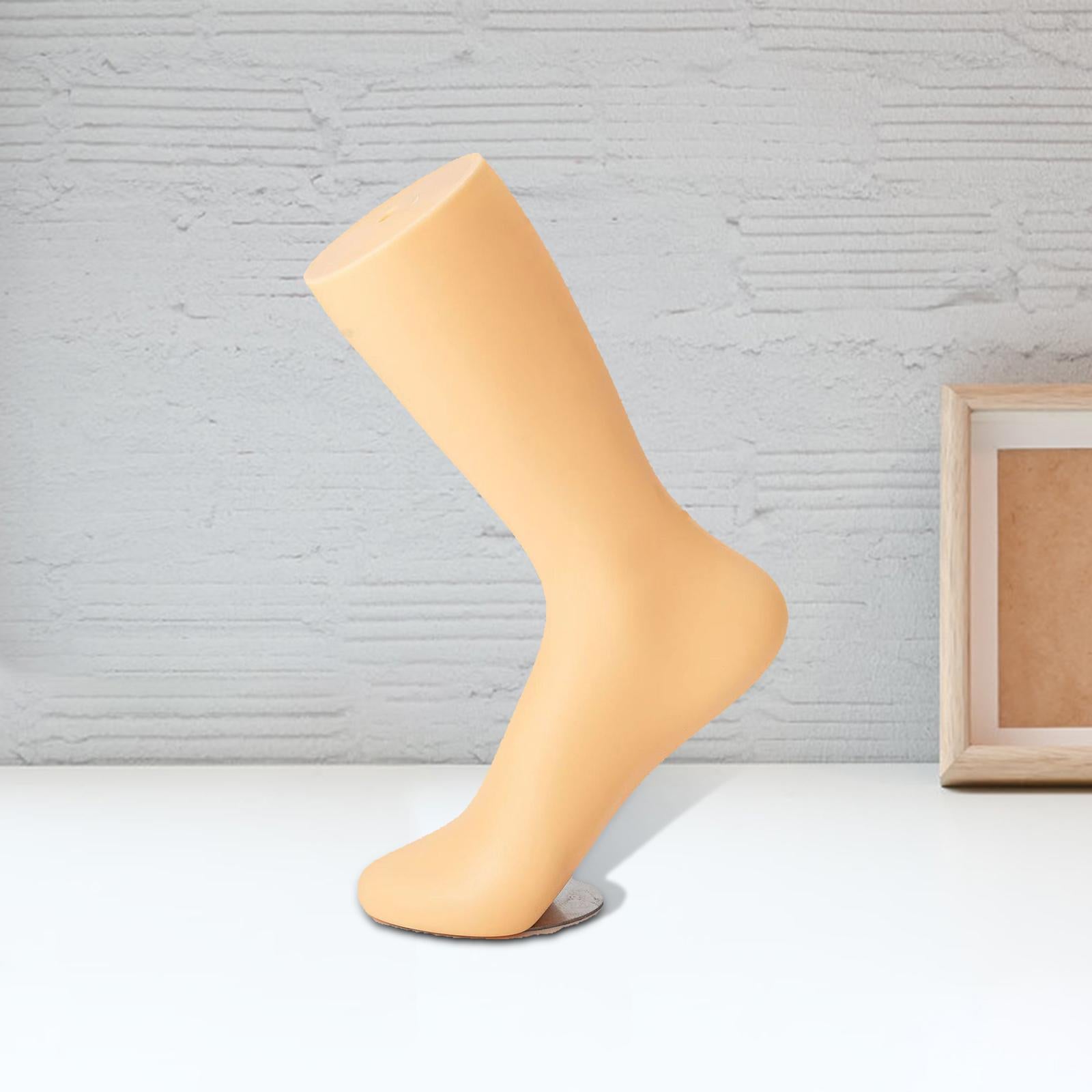 Mannequin Adult Feet Female Lifelike Standing for Chain Ankle Sandals Socks Right Foot Normal