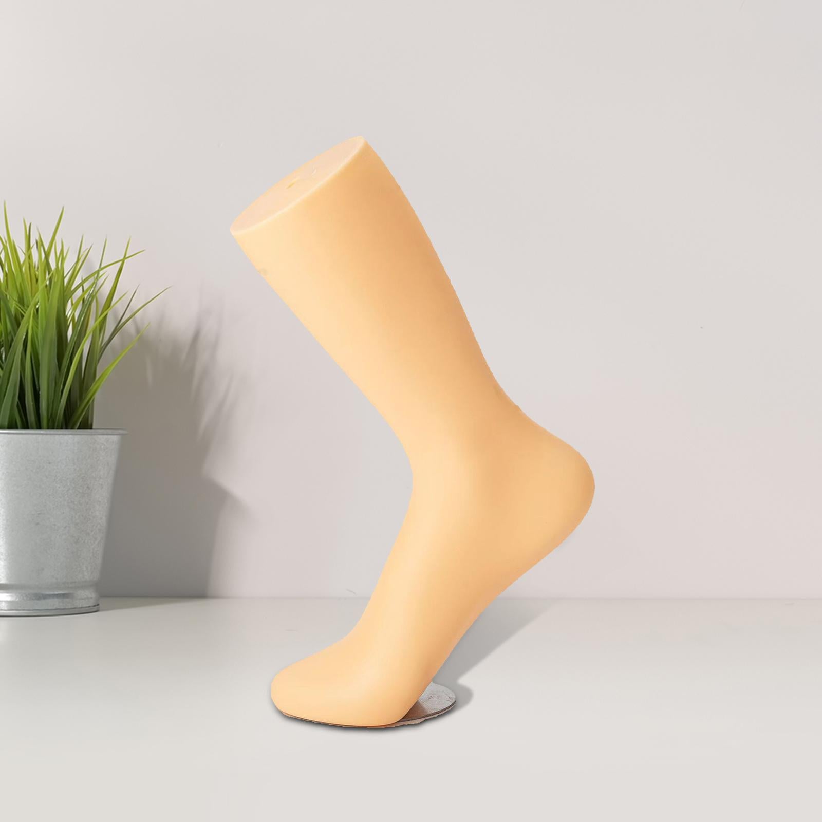 Mannequin Adult Feet Female Lifelike Standing for Chain Ankle Sandals Socks Right Foot Normal