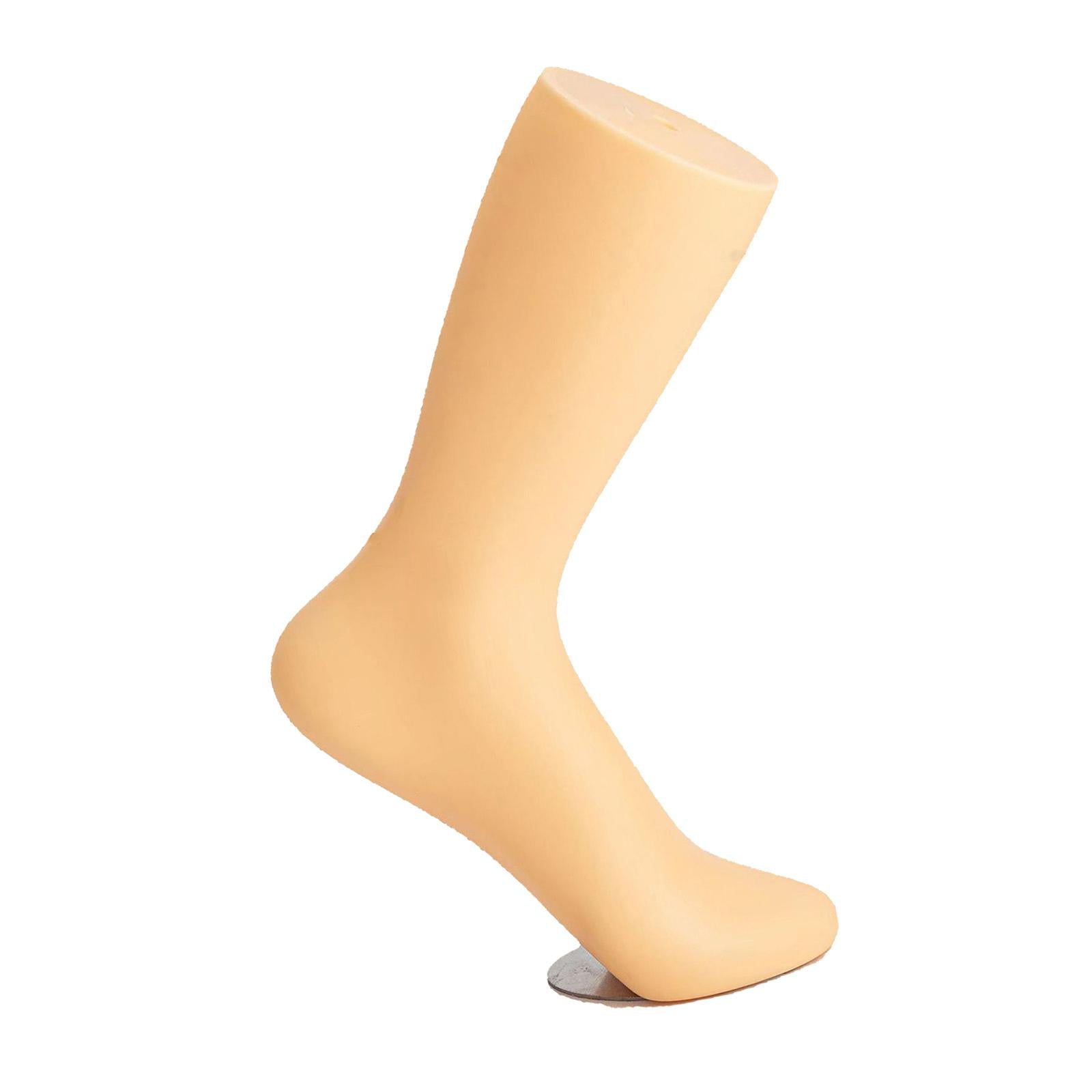 Mannequin Adult Feet Female Lifelike Standing for Chain Ankle Sandals Socks Left Foot Normal