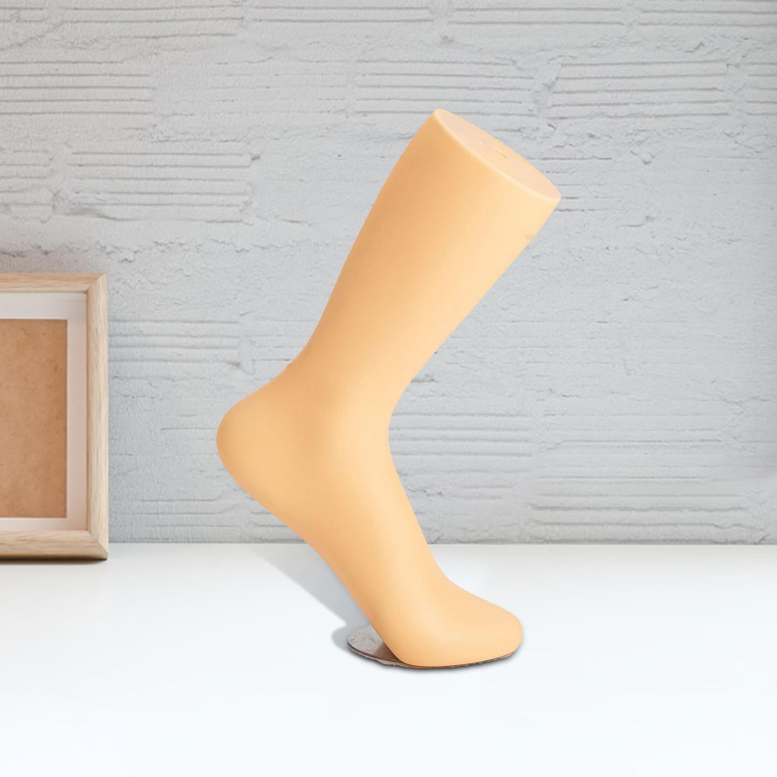 Mannequin Adult Feet Female Lifelike Standing for Chain Ankle Sandals Socks Left Foot Normal