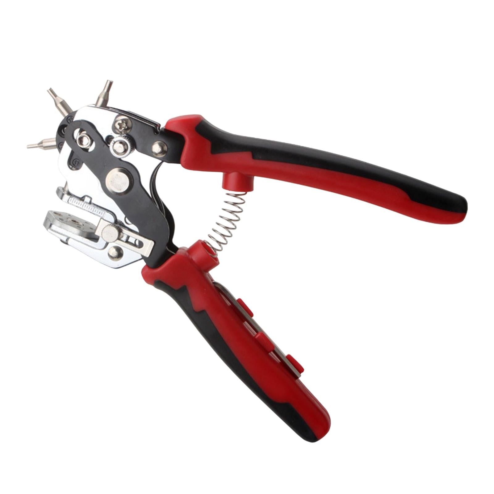 Leathercraft Belt Hand Hole Puncher One Handed Punching Accessories Manual