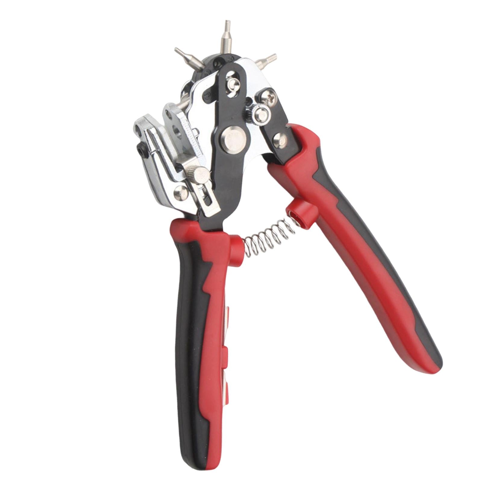 Leathercraft Belt Hand Hole Puncher One Handed Punching Accessories Manual