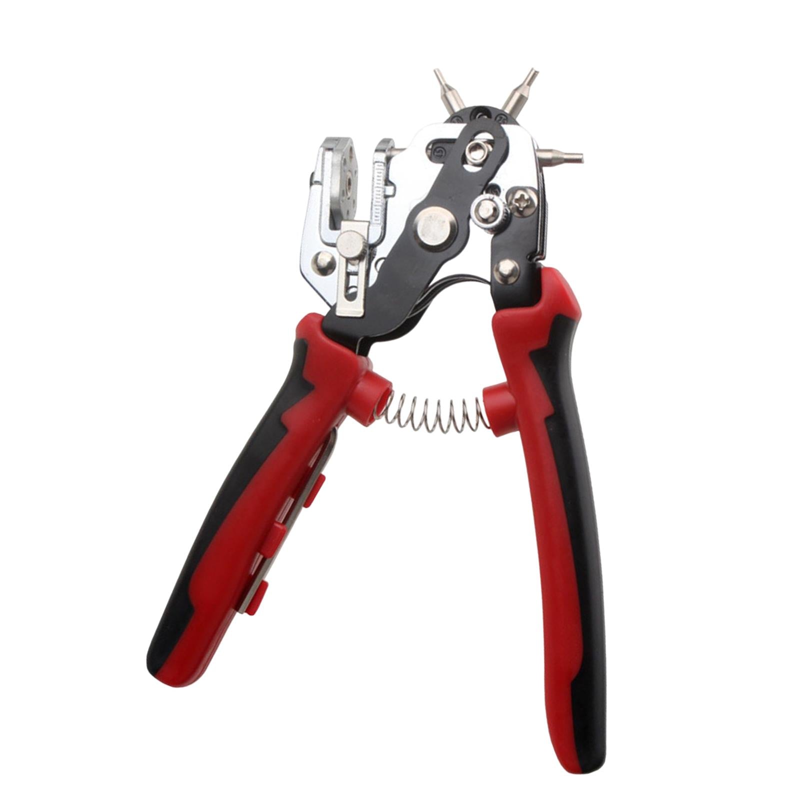 Leathercraft Belt Hand Hole Puncher One Handed Punching Accessories Manual