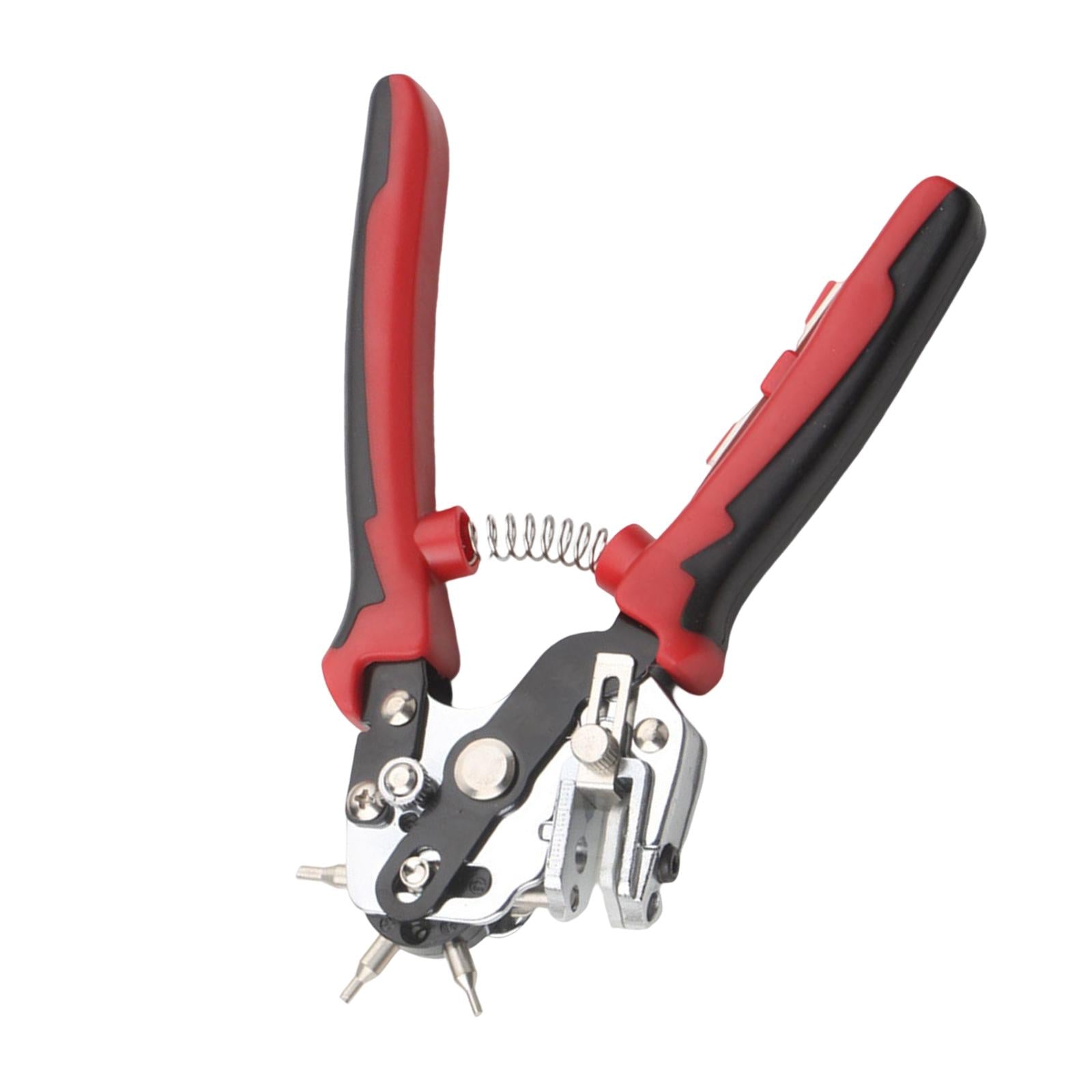 Leathercraft Belt Hand Hole Puncher One Handed Punching Accessories Manual