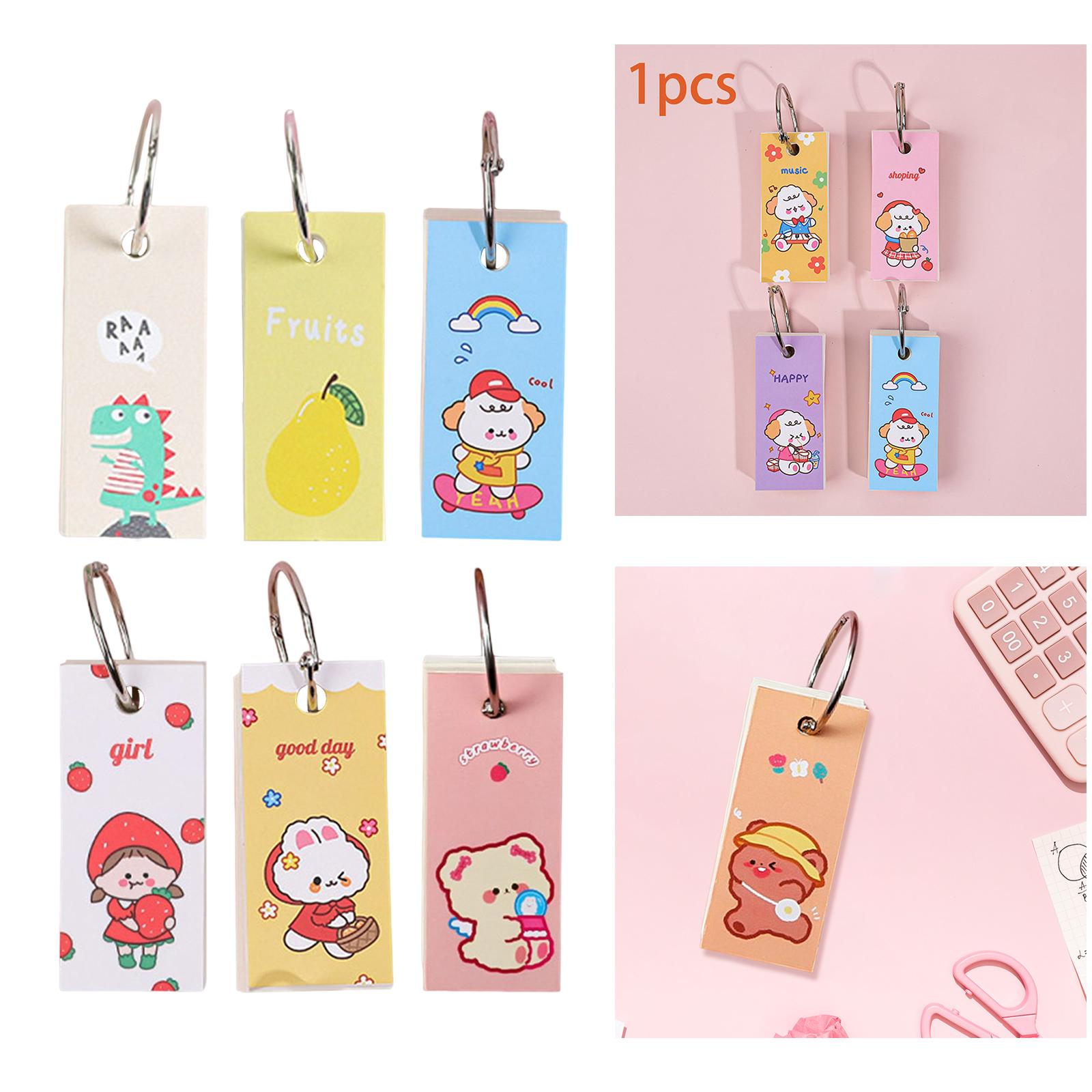 Blank Index Note Cards Bookmark Memo Scratch Pads for Learning Notes Taking Dinosaur
