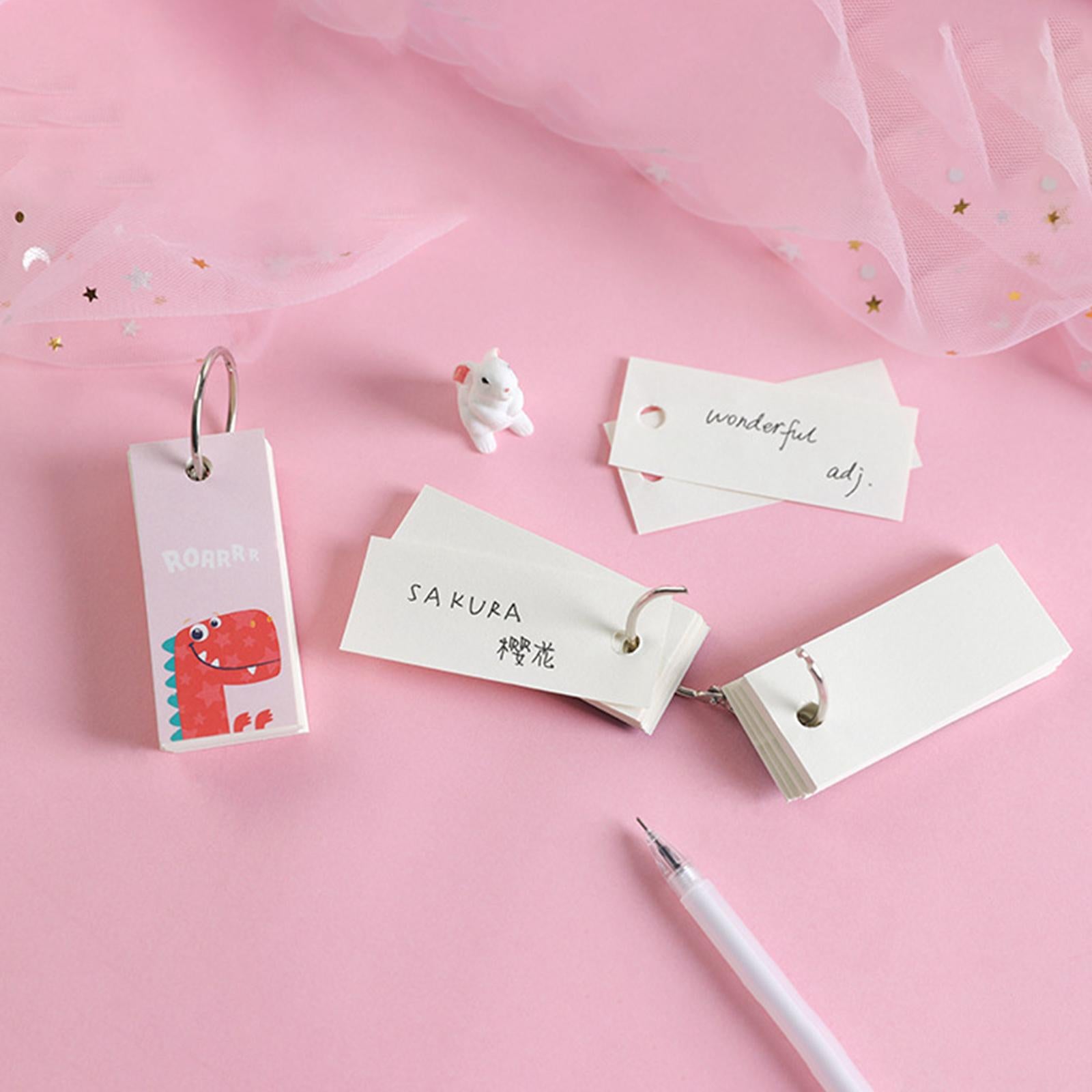 Blank Index Note Cards Bookmark Memo Scratch Pads for Learning Notes Taking Fruit