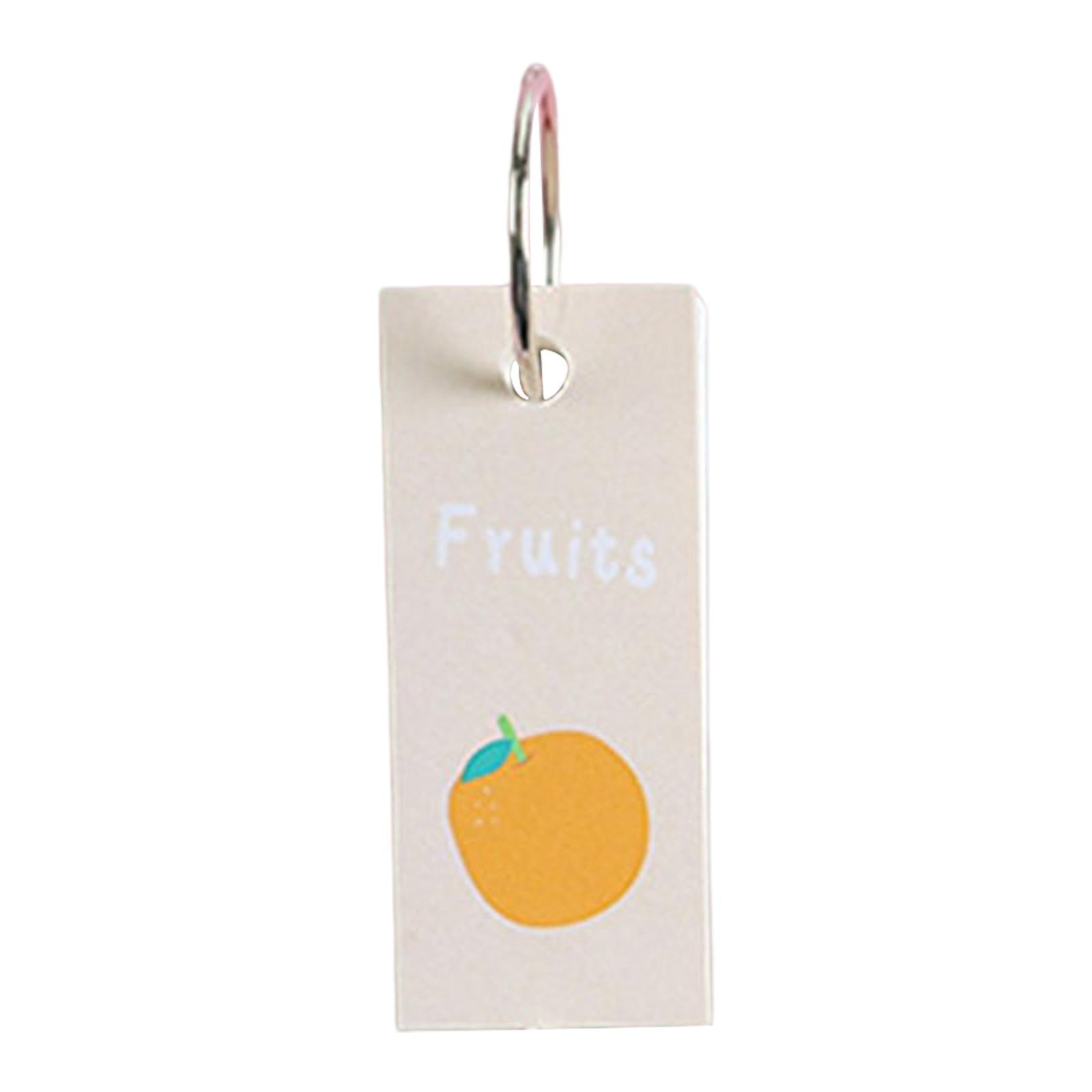 Blank Index Note Cards Bookmark Memo Scratch Pads for Learning Notes Taking Fruit