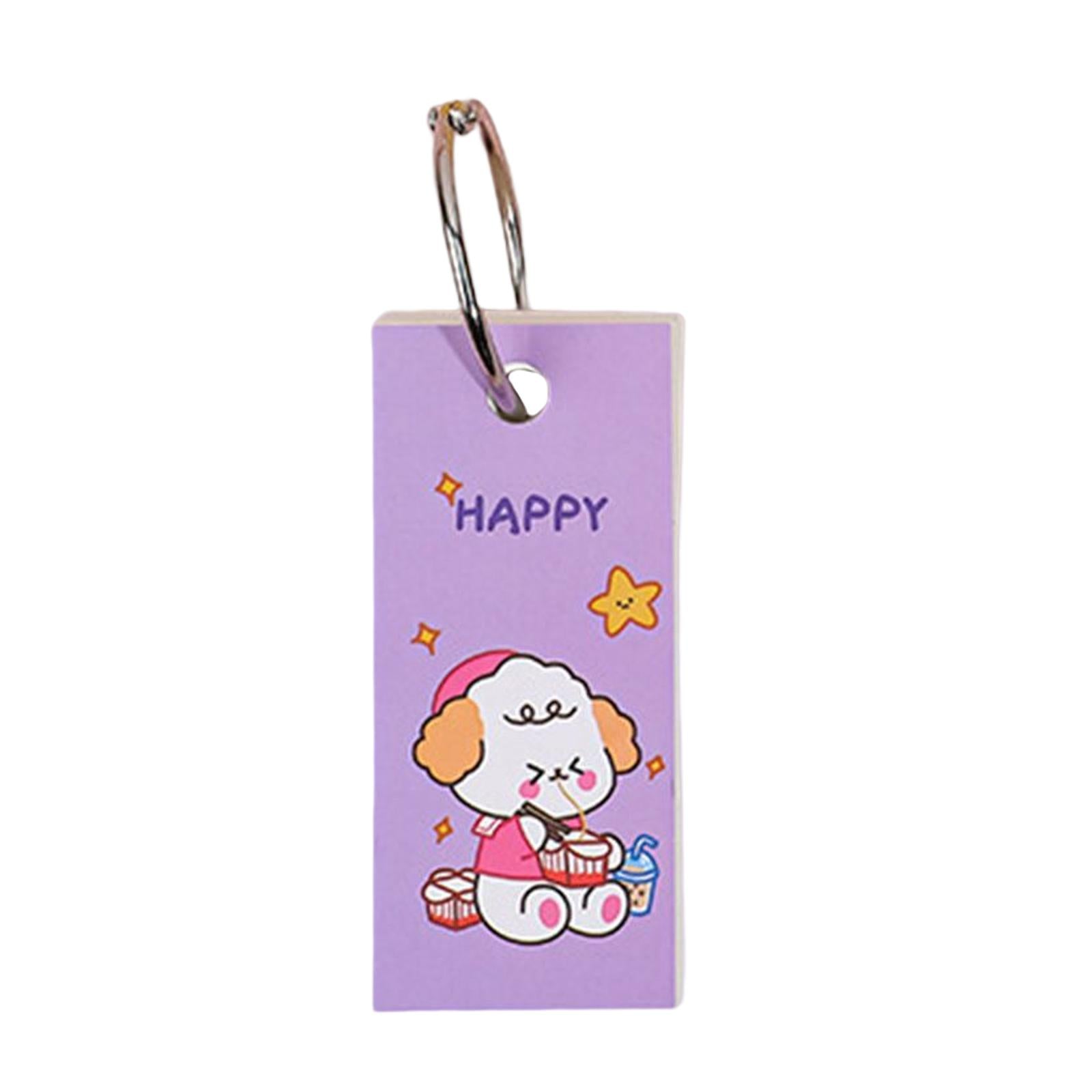 Blank Index Note Cards Bookmark Memo Scratch Pads for Learning Notes Taking Teddy