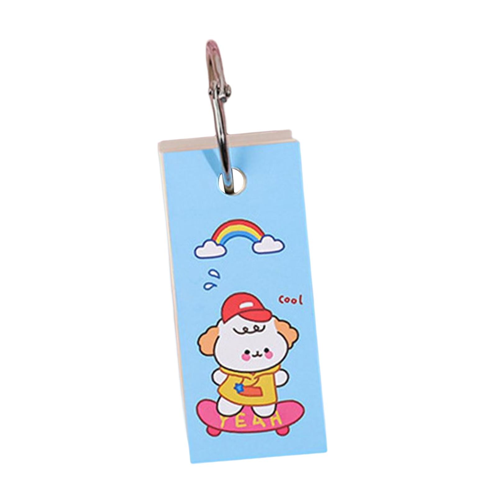 Blank Index Note Cards Bookmark Memo Scratch Pads for Learning Notes Taking Teddy