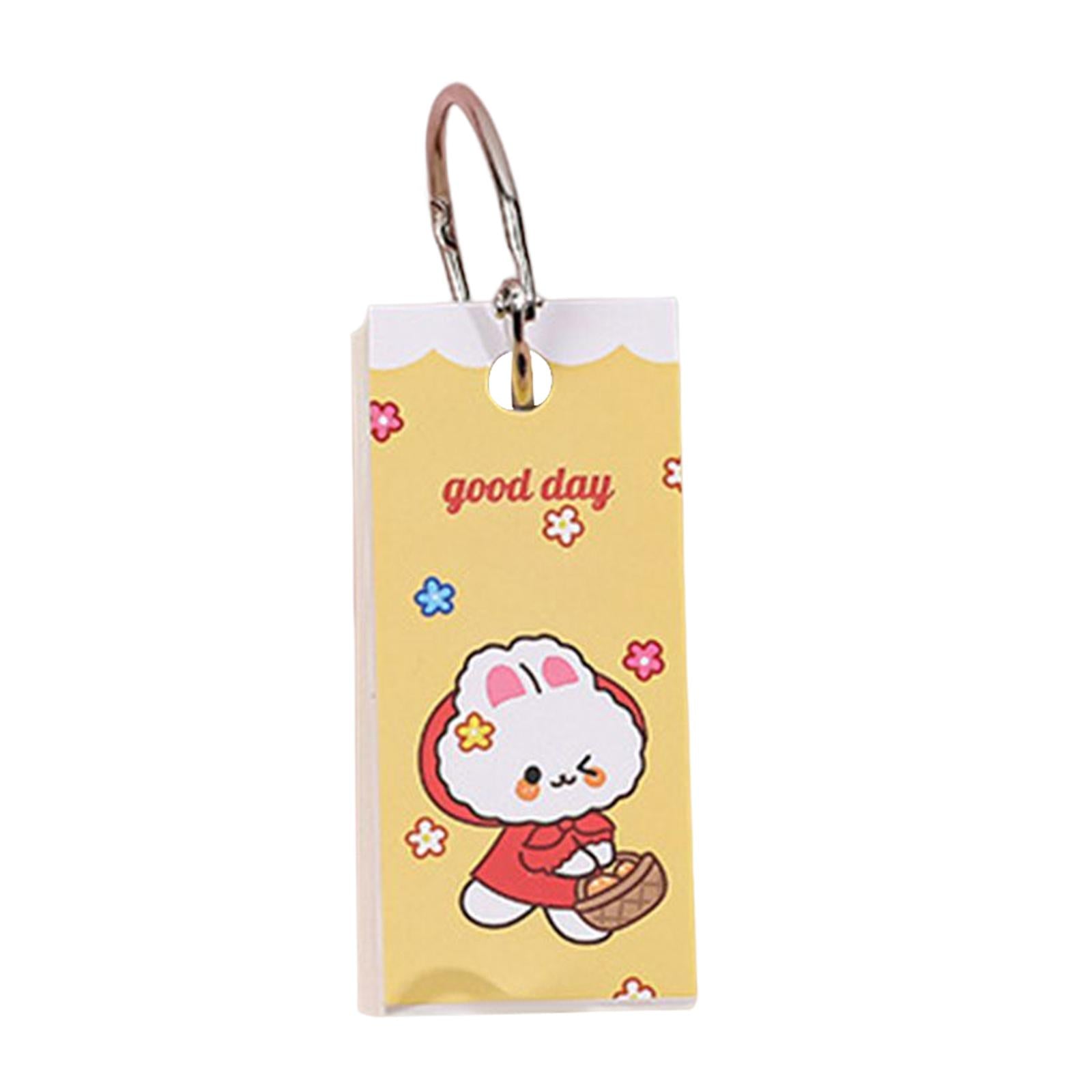 Blank Index Note Cards Bookmark Memo Scratch Pads for Learning Notes Taking Rabbit