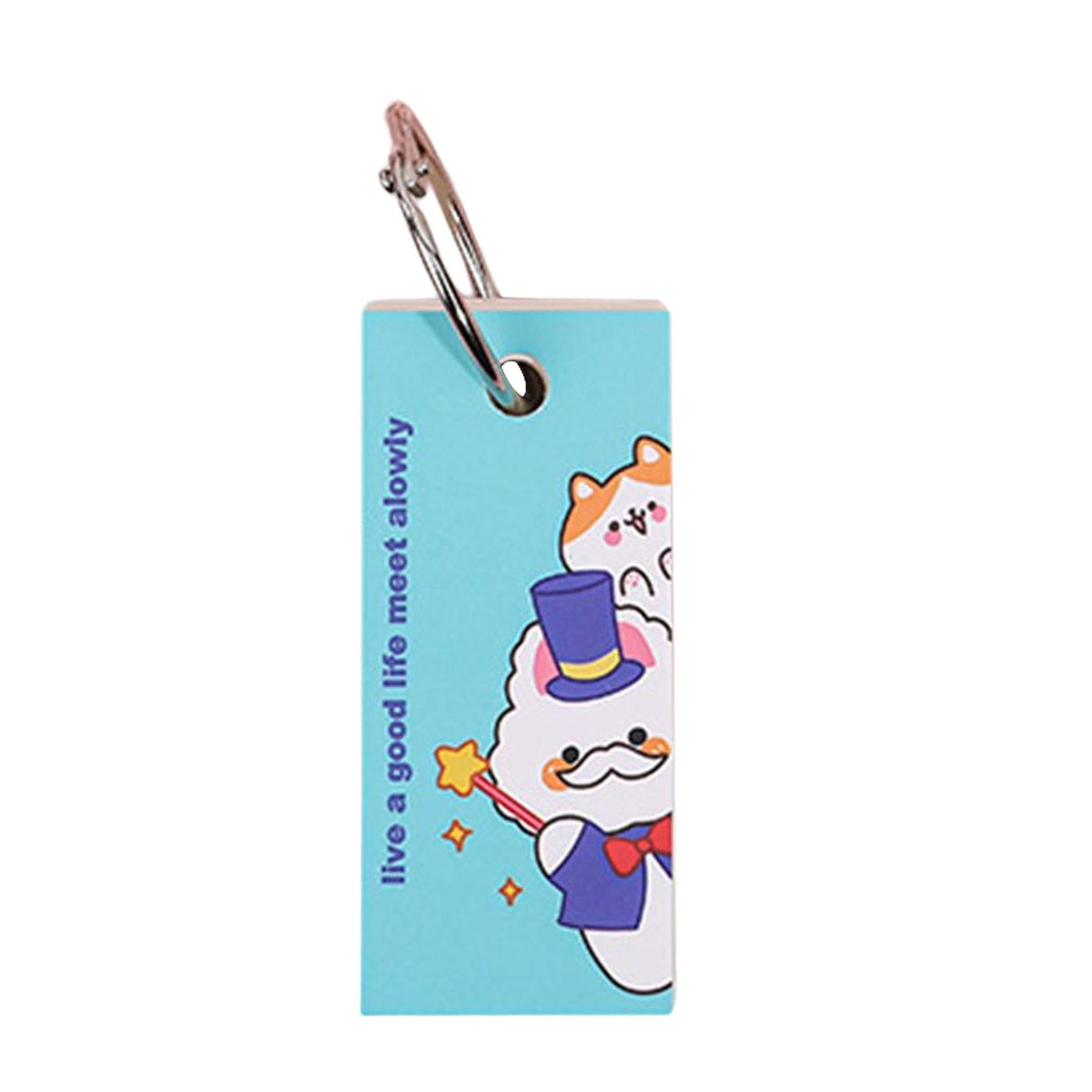 Blank Index Note Cards Bookmark Memo Scratch Pads for Learning Notes Taking Rabbit