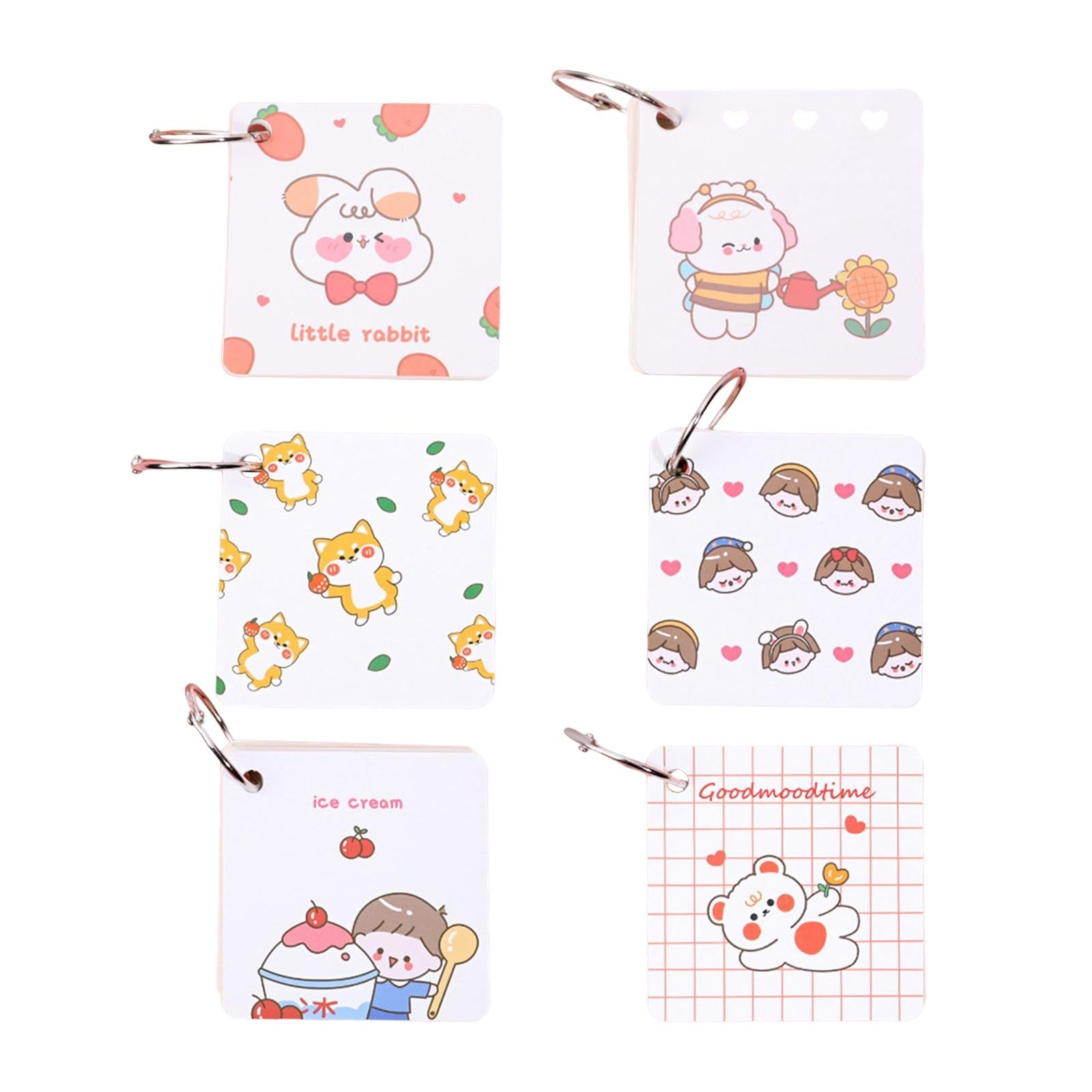 Mini Memo Pad Tearable Multifunctional Detachable for Office Study Diaries Rabbit