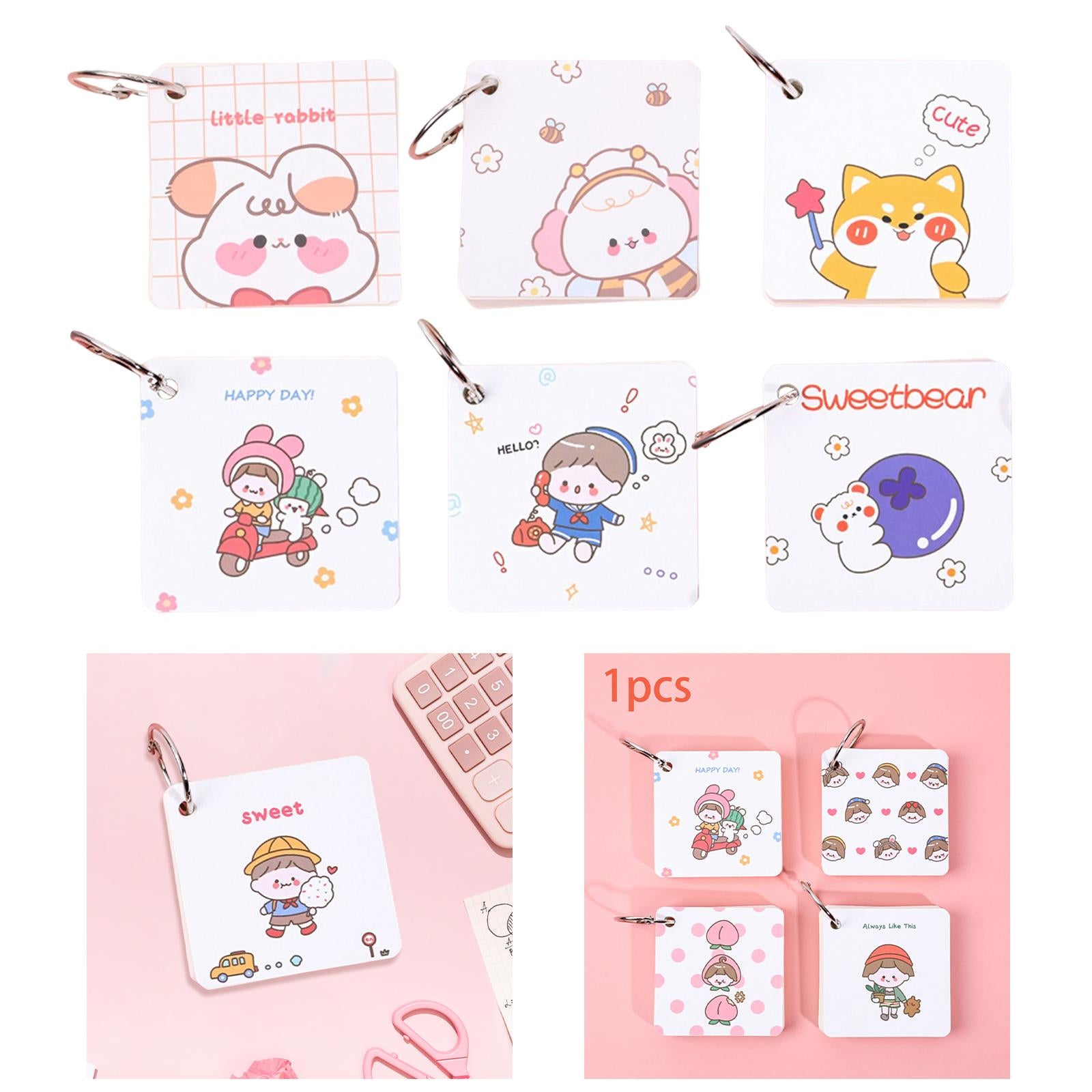 Mini Memo Pad Tearable Multifunctional Detachable for Office Study Diaries Rabbit