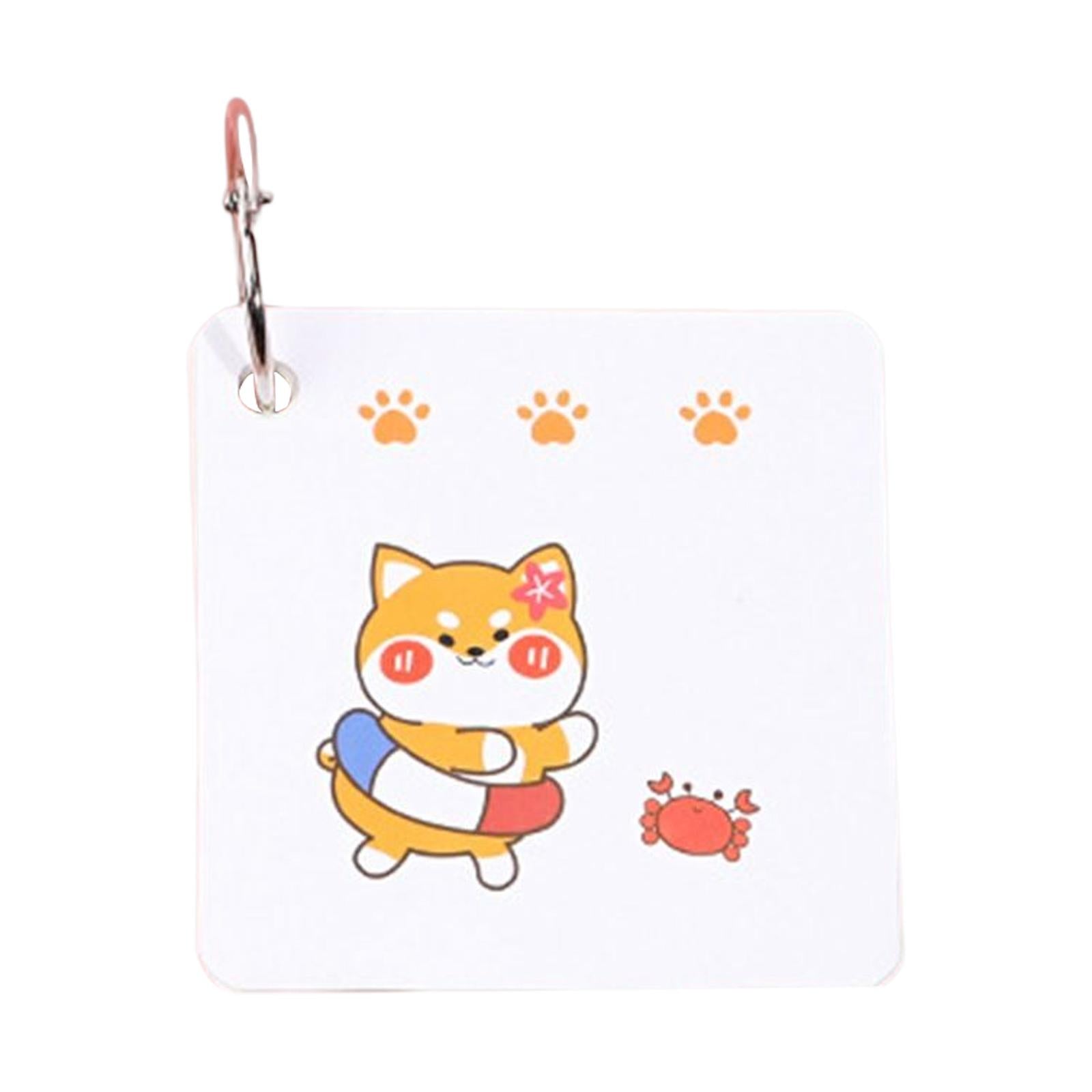 Mini Memo Pad Tearable Multifunctional Detachable for Office Study Diaries Shiba Dog