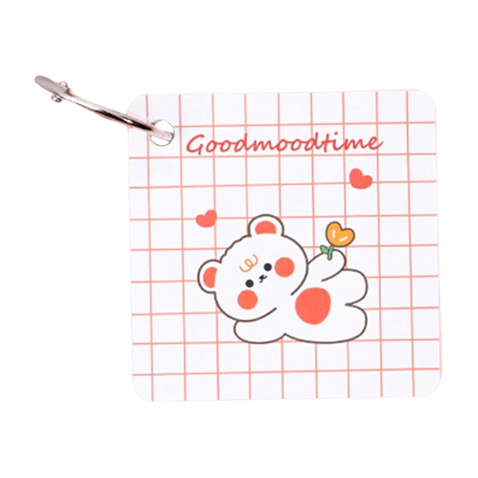 Mini Memo Pad Tearable Multifunctional Detachable for Office Study Diaries Bear