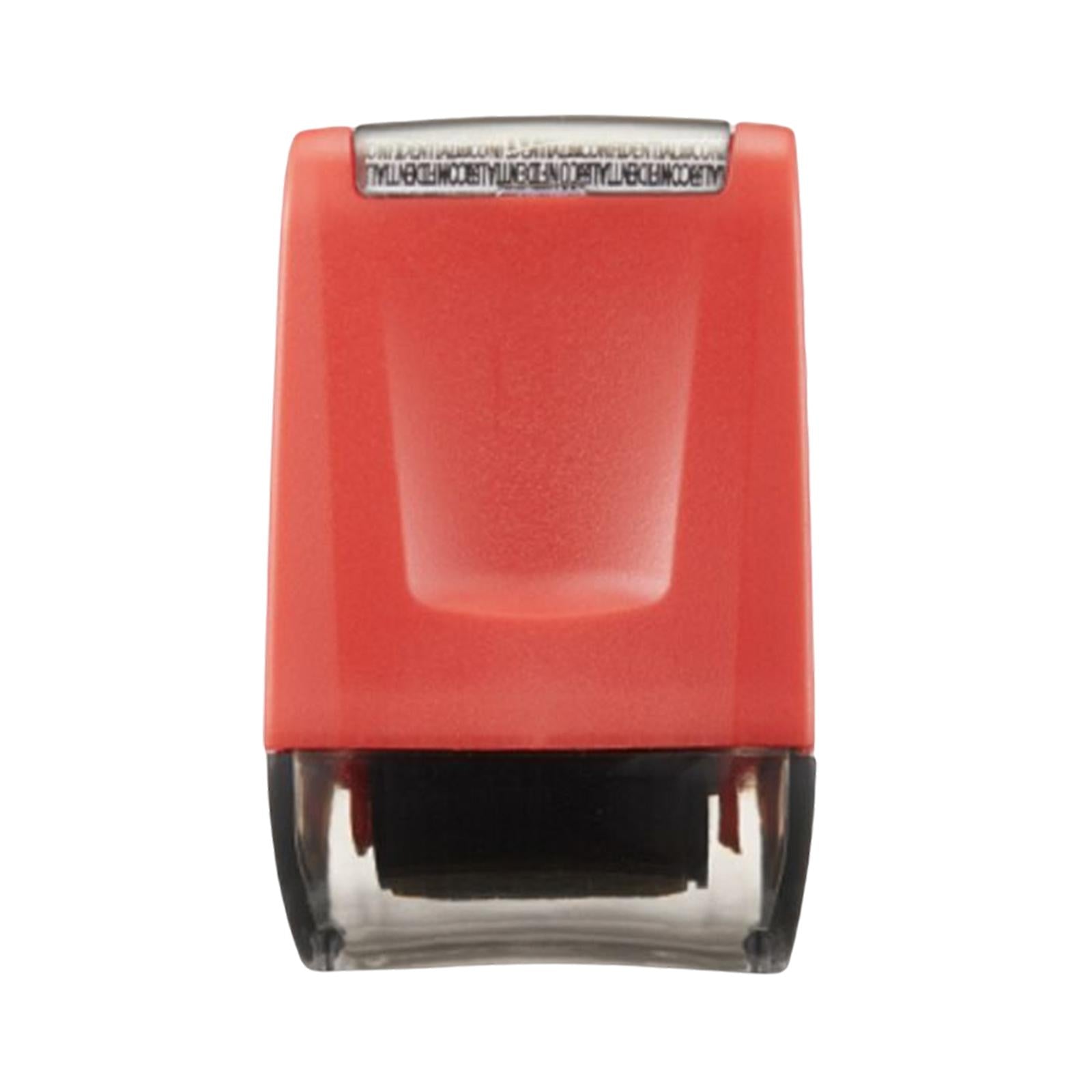 Identity Protection Roller Stamp Refillable Privacy Roller for Messy Code Red