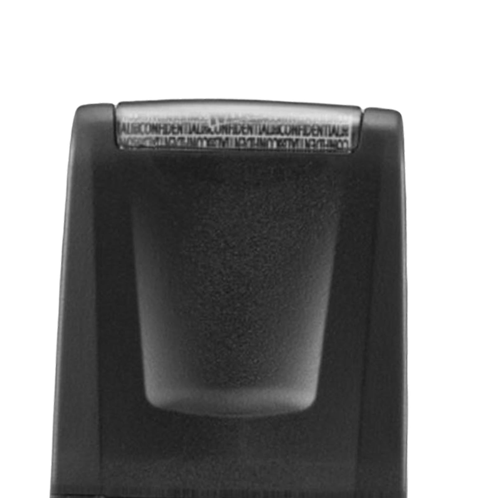 Identity Protection Roller Stamp Refillable Privacy Roller for Messy Code Black