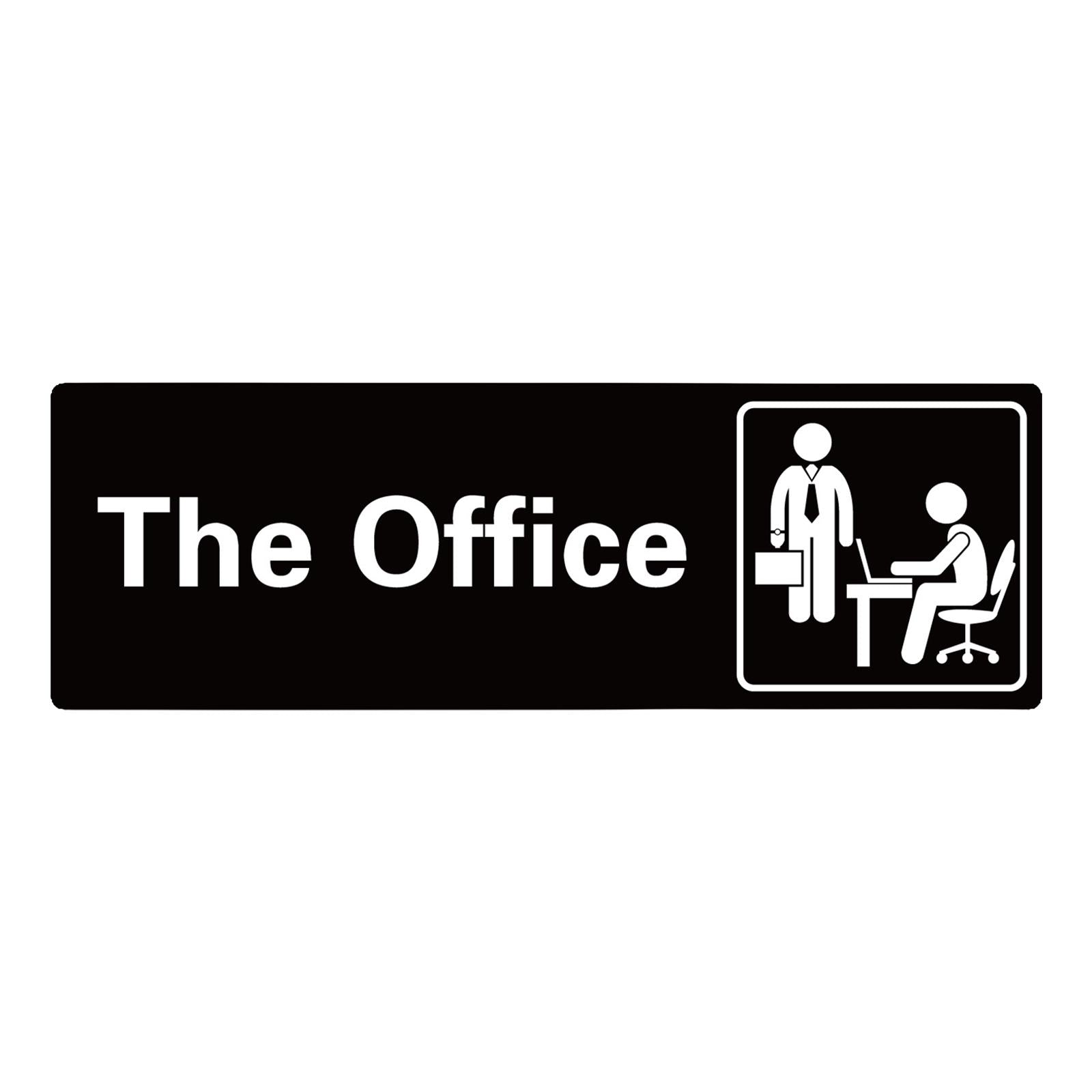 Adhesive Office Signs plate Acrylic Door Sign for Workplace Door or Wall
