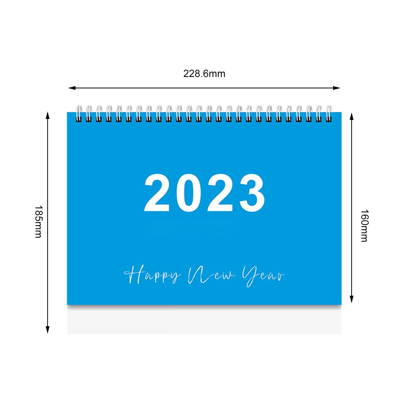 Mini Desk Calendar Monthly Schedule Planner Portable Planner for Tasks A