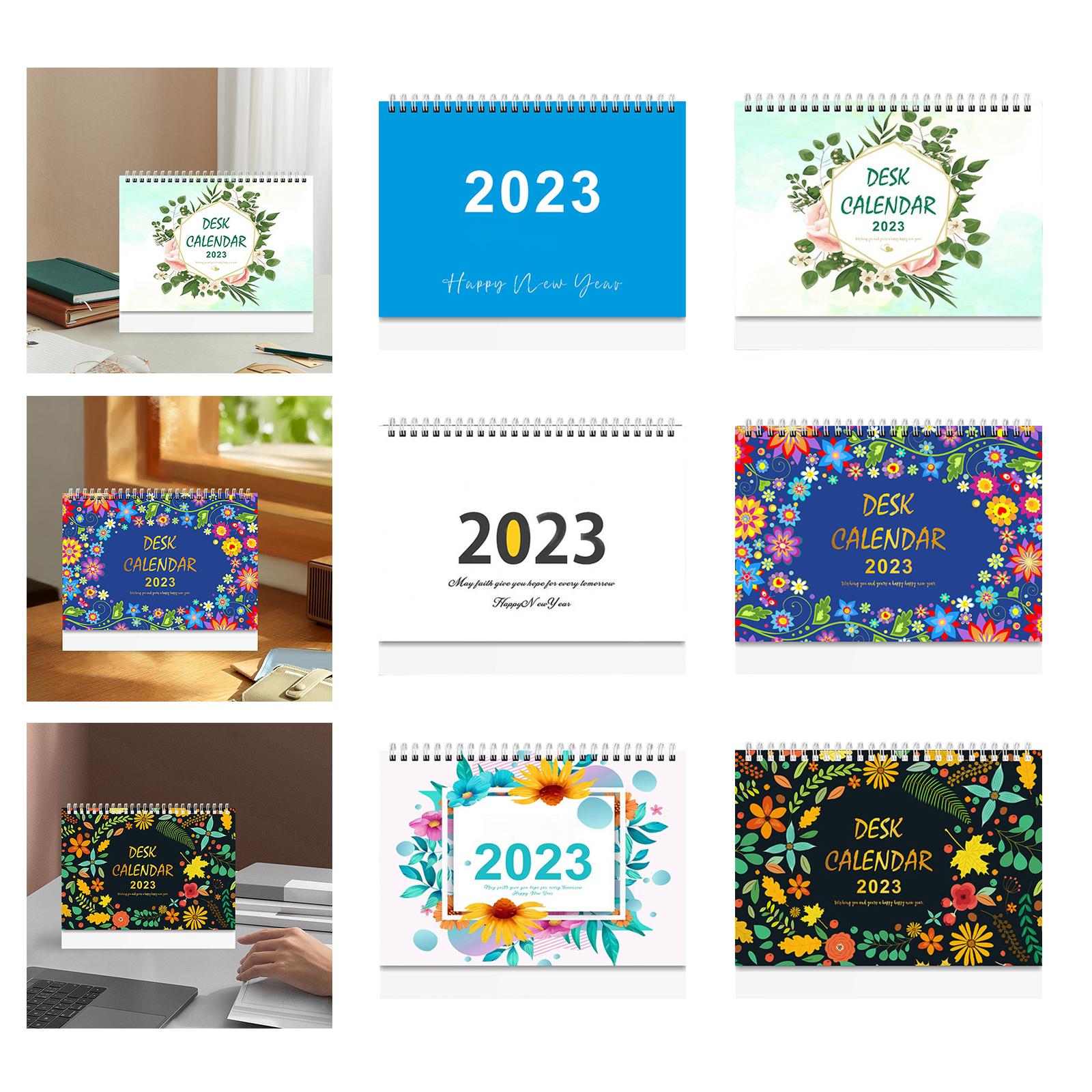 Mini Desk Calendar Monthly Schedule Planner Portable Planner for Tasks A