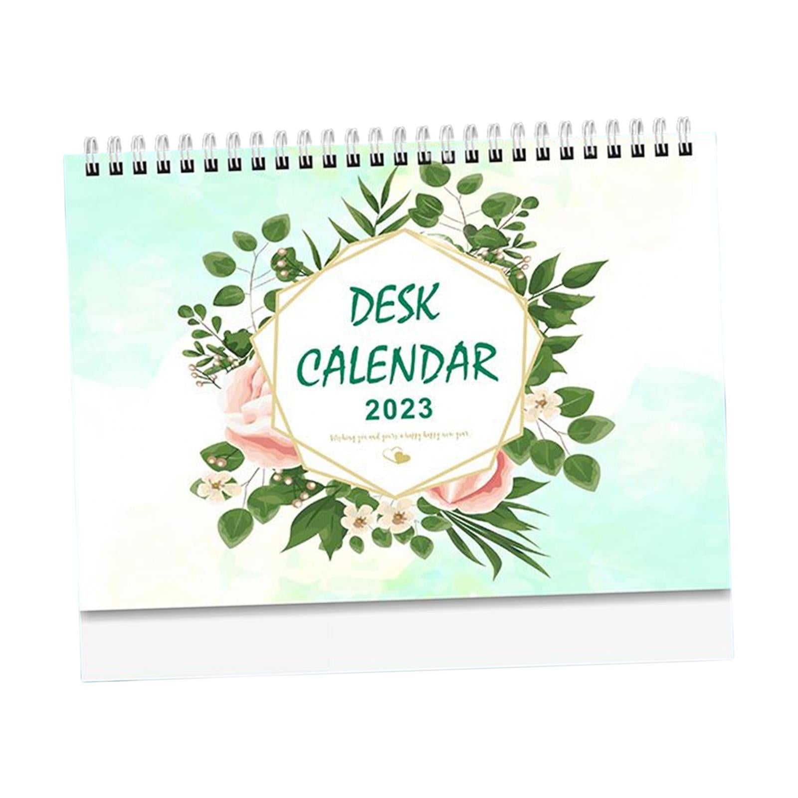 Mini Desk Calendar Monthly Schedule Planner Portable Planner for Tasks E
