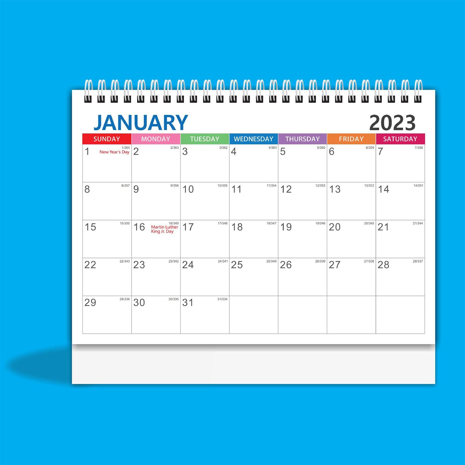 Mini Desk Calendar Monthly Schedule Planner Portable Planner for Tasks F
