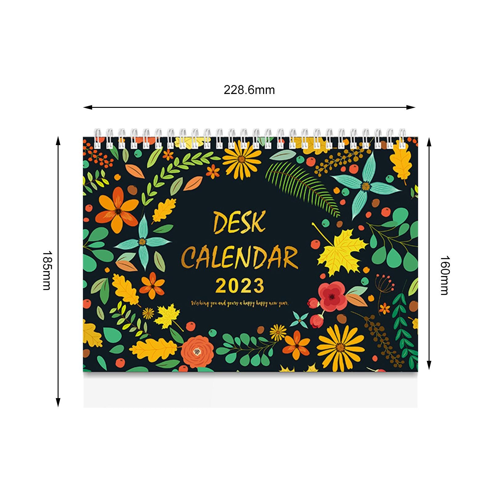 Mini Desk Calendar Monthly Schedule Planner Portable Planner for Tasks G