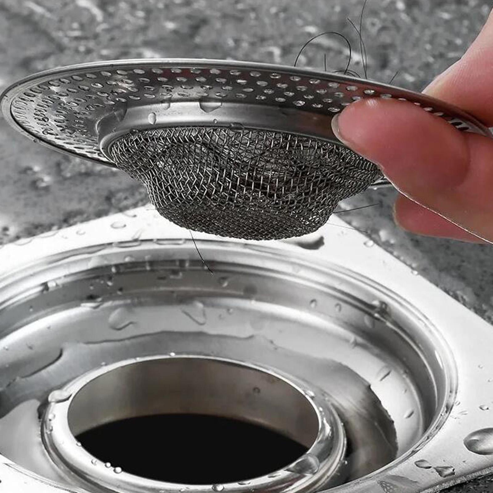 Mesh Drain Strainer Basket Filter Kitchen Sink Strainer for Wash Basin 9cm