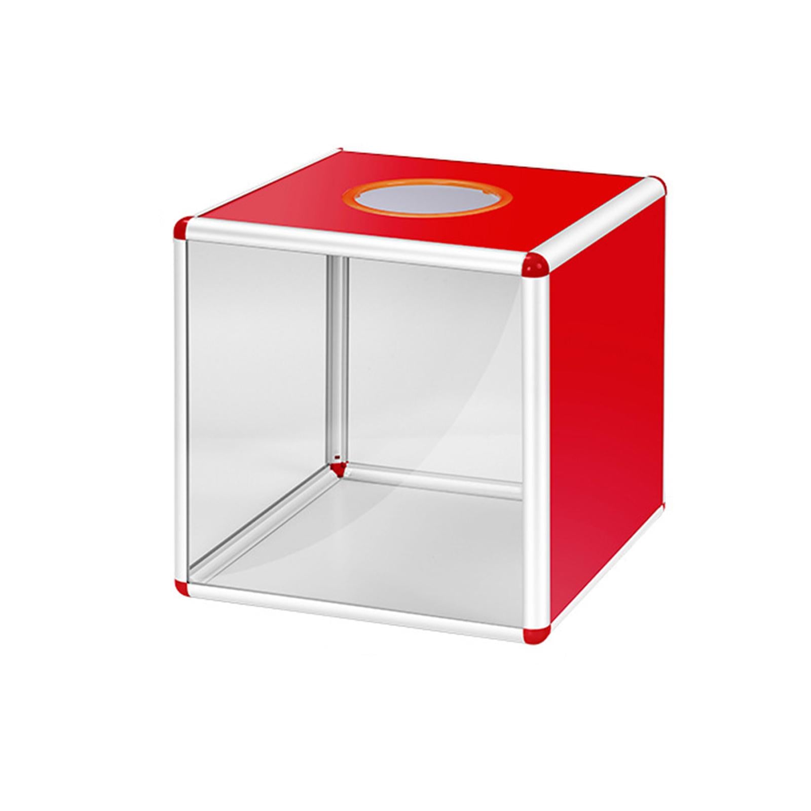 Donation Boxes Comment Box Metal Frame for Shopping Mall Outdoor Office 30cm