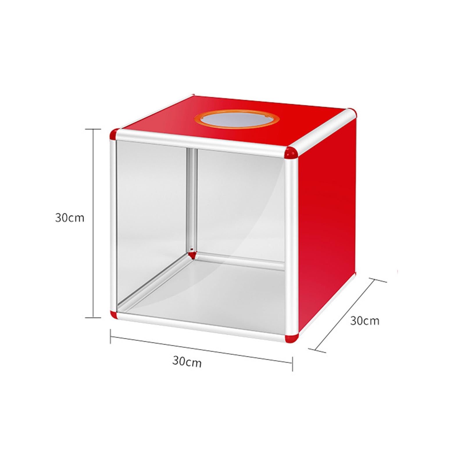 Donation Boxes Comment Box Metal Frame for Shopping Mall Outdoor Office 30cm