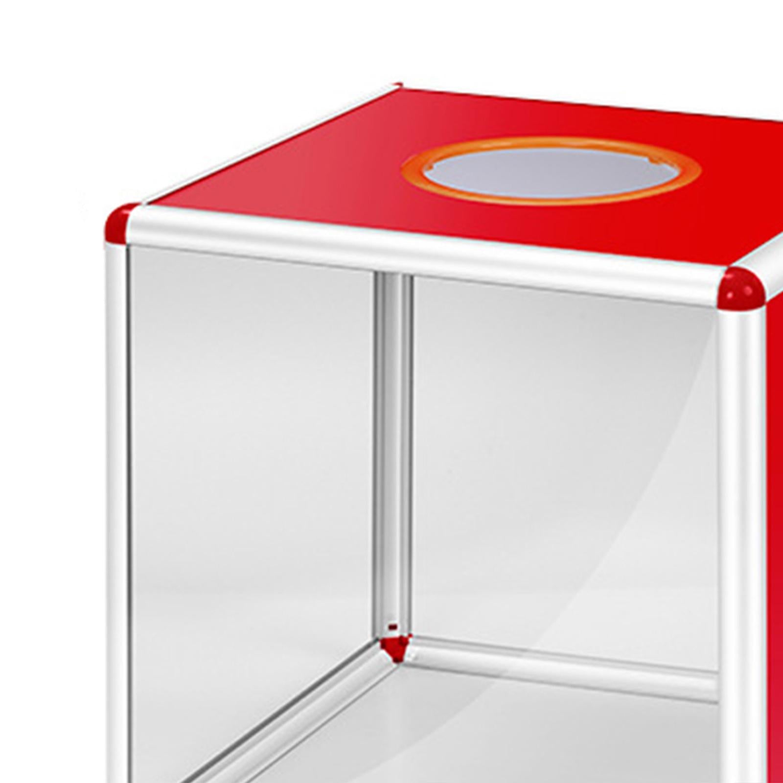 Donation Boxes Comment Box Metal Frame for Shopping Mall Outdoor Office 40cm