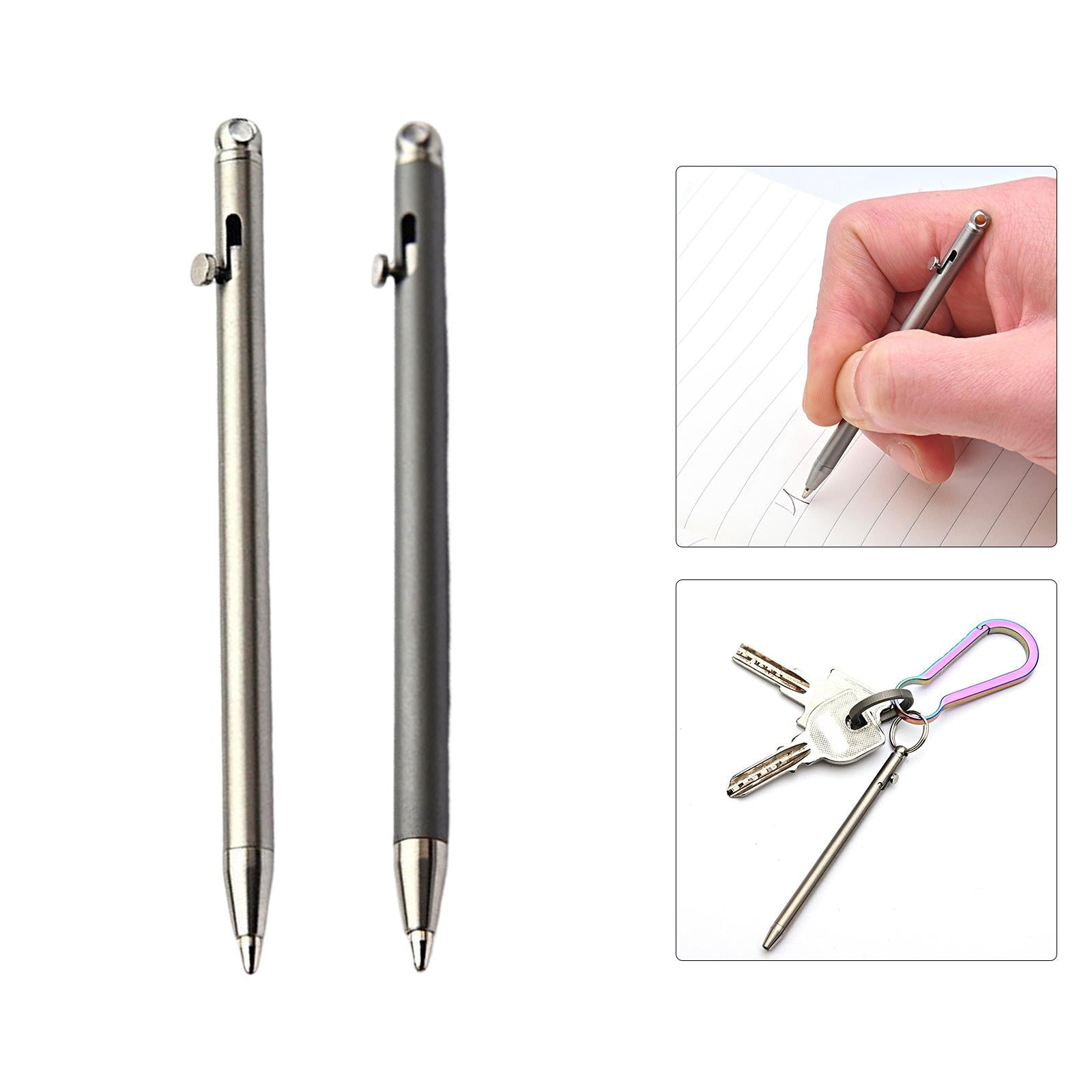 Creative Mini Titanium Pen Durable Multitool for Hiking Traveling School A