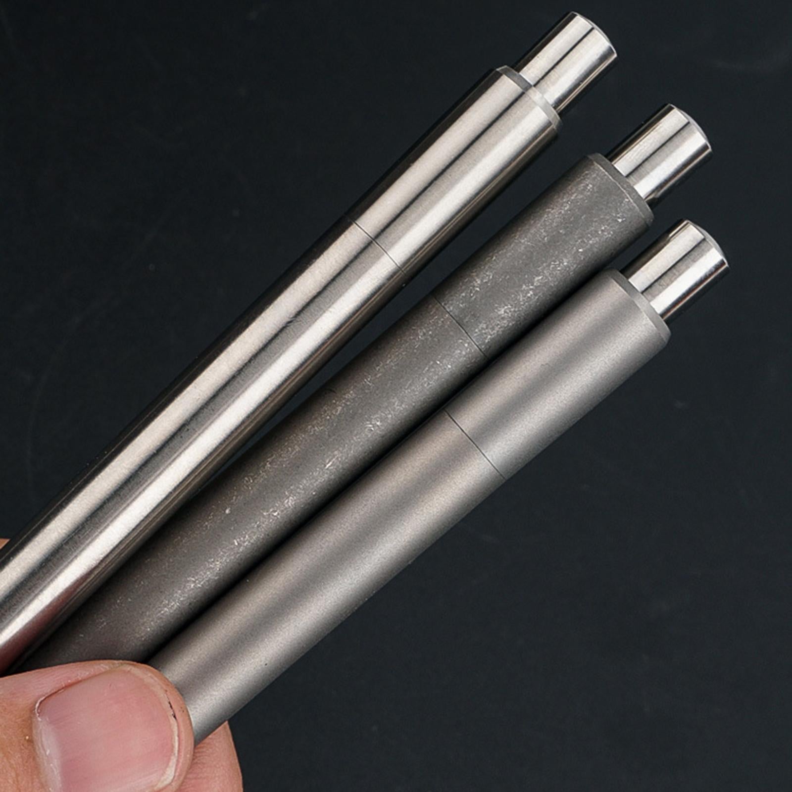 Retractable Ballpoint Pen Titanium Alloy Gift Ball Pen for Women Men School A