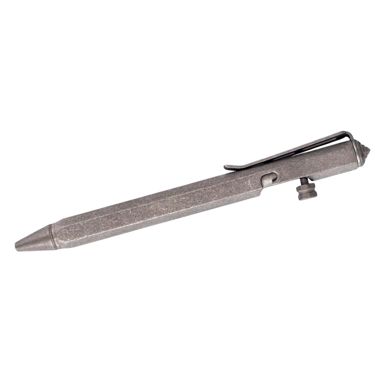 Ballpoint Pen Titanium Alloy Portable EDC Pen Black Ink for Executive School Dark Grey