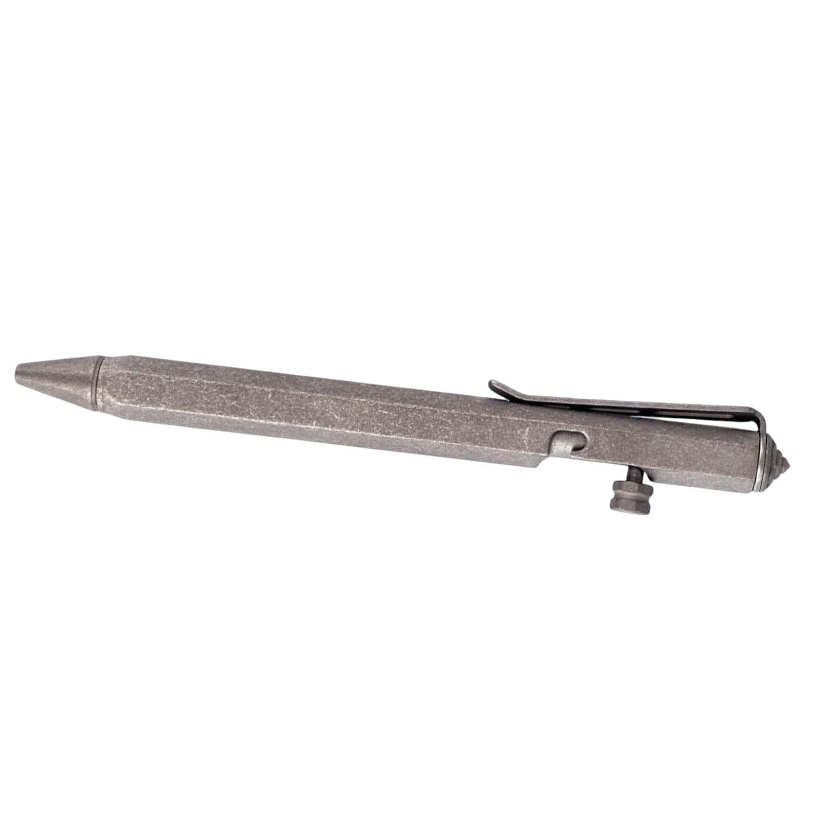 Ballpoint Pen Titanium Alloy Portable EDC Pen Black Ink for Executive School Dark Grey