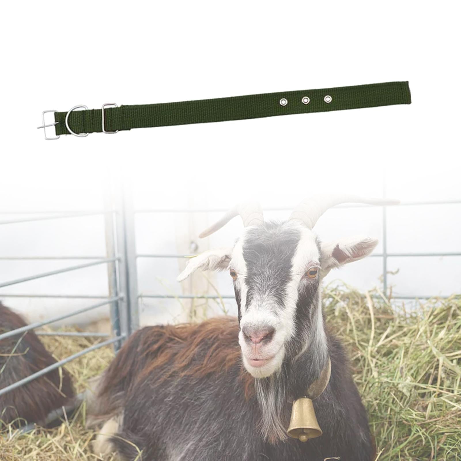 Portable Cow Neck Strap Thicken Sturdy Canvas for Farm Animal Sheep Horse 17.32in