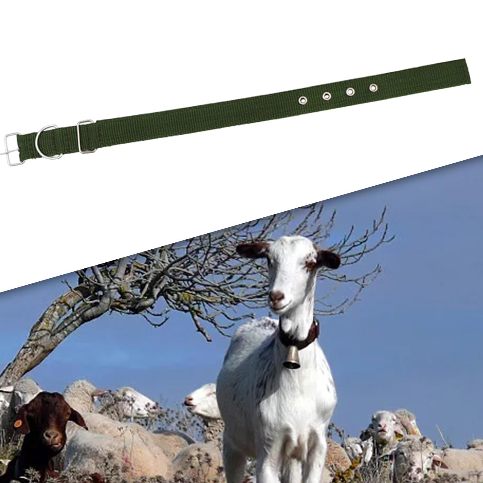 Portable Cow Neck Strap Thicken Sturdy Canvas for Farm Animal Sheep Horse 20in