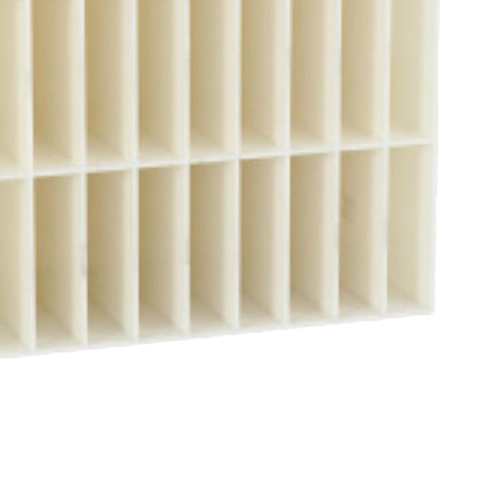 Multifunctional Marker Holder 18 Compartments for Vanity Countertop Bedroom White