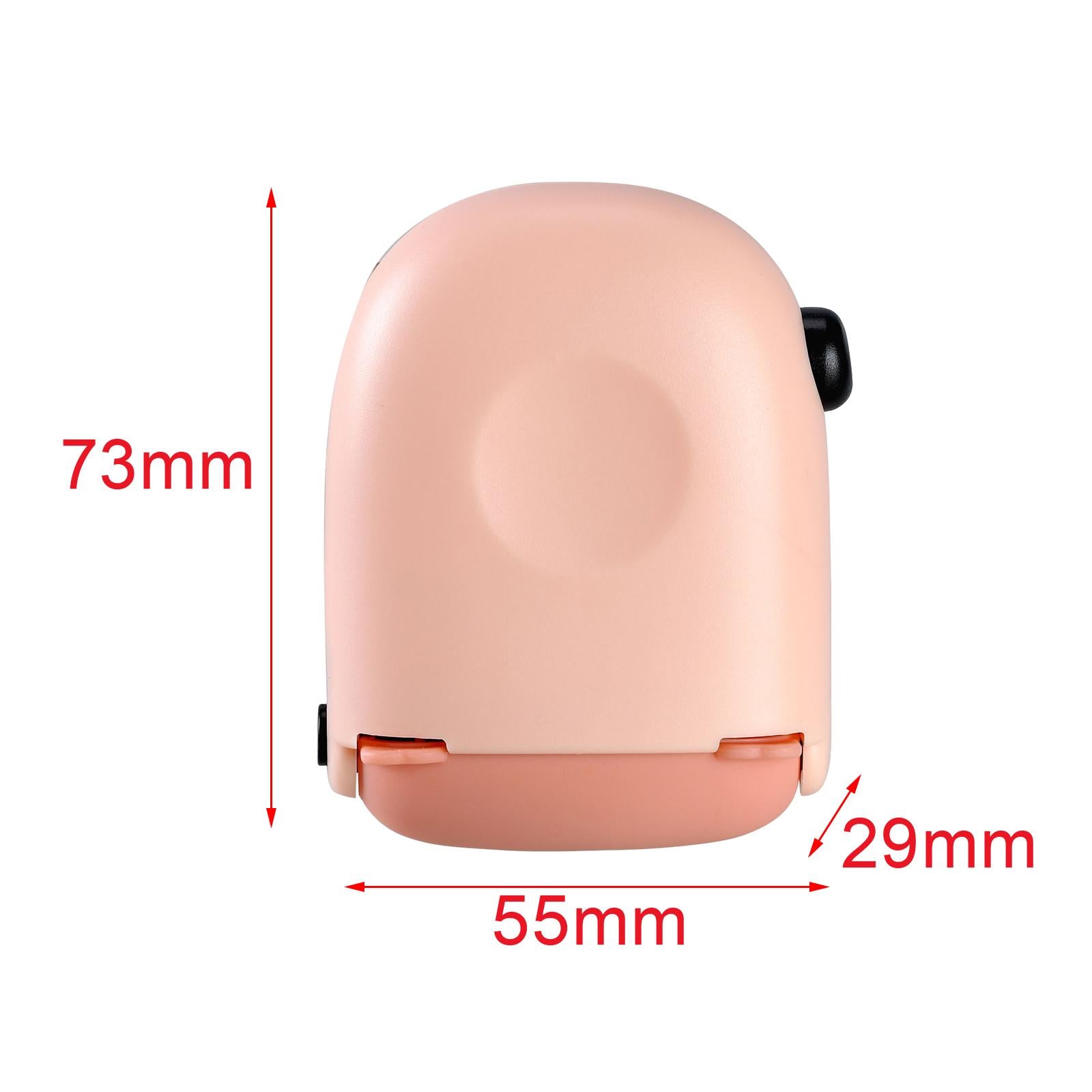 Privacy Roller Box Opener Wide Coverage Lightweight for Messy Code Girls Boy Pink