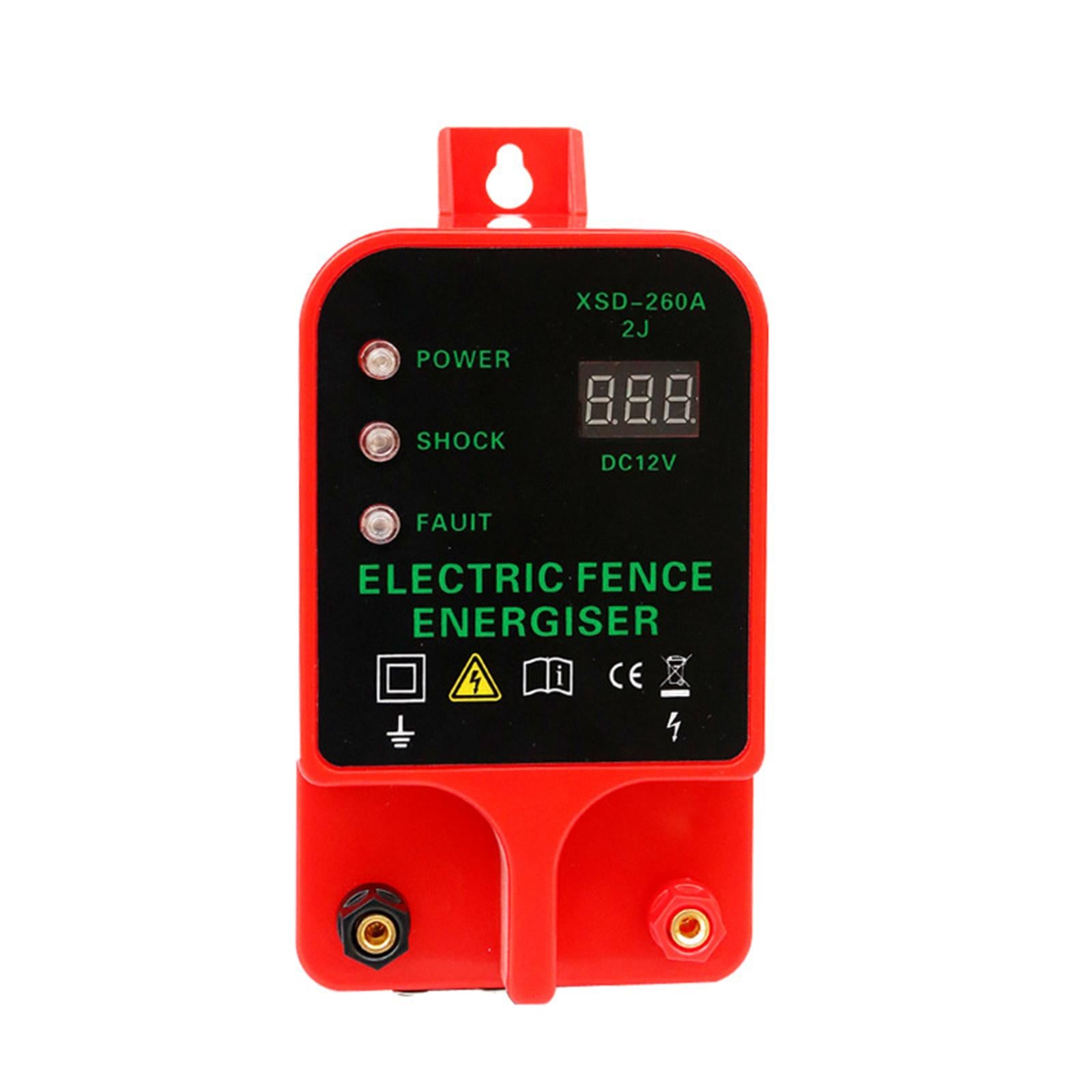 Electric Fence Energizer LCD Display High Voltage for Fence Poultry AU