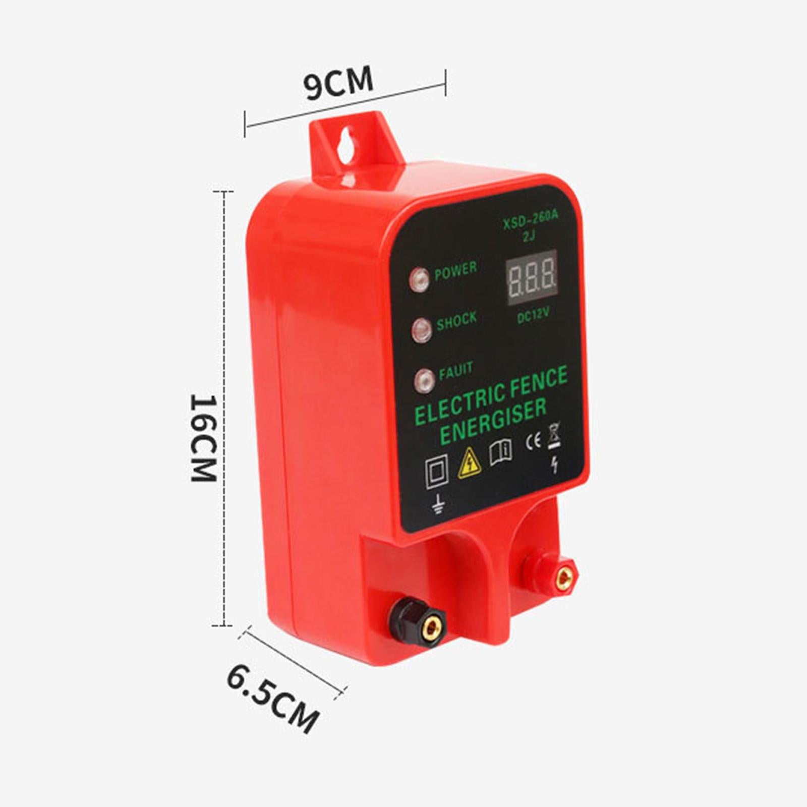 Electric Fence Energizer LCD Display High Voltage for Fence Poultry AU