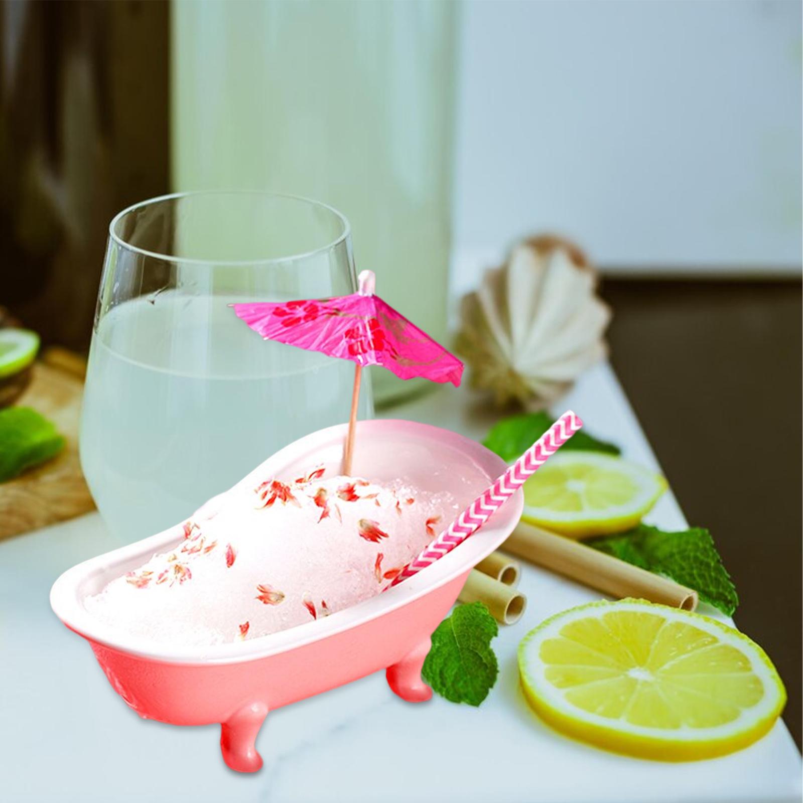 Porcelain Bathtub Shape Party Cocktail beverage Cup Mug Tableware Accessory