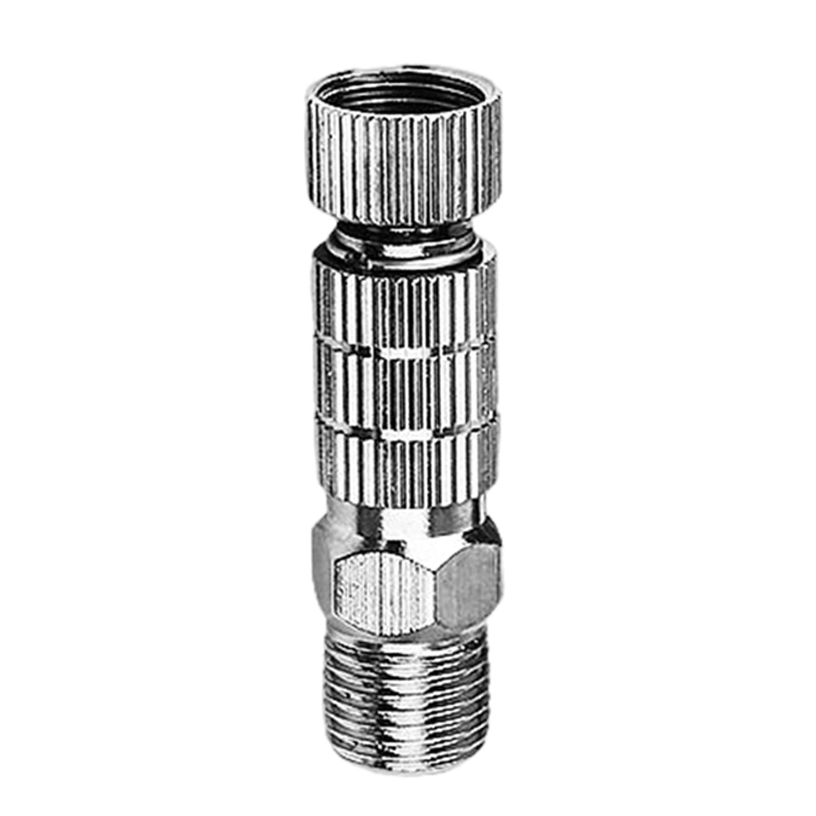 Coupling Adapter Airbrush Quick Connecter Professional for Fitting Connector unadjustable Argent