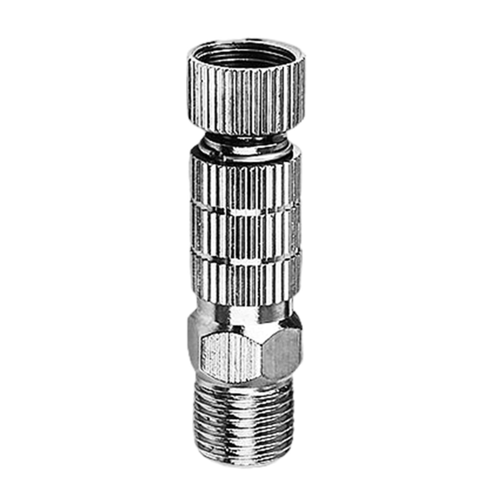 Coupling Adapter Airbrush Quick Connecter Professional for Fitting Connector unadjustable Argent