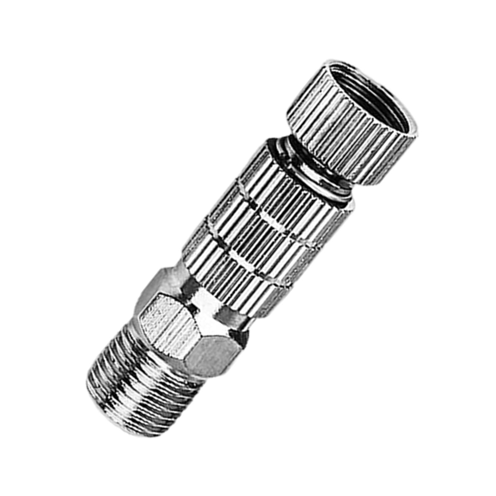 Coupling Adapter Airbrush Quick Connecter Professional for Fitting Connector unadjustable Argent