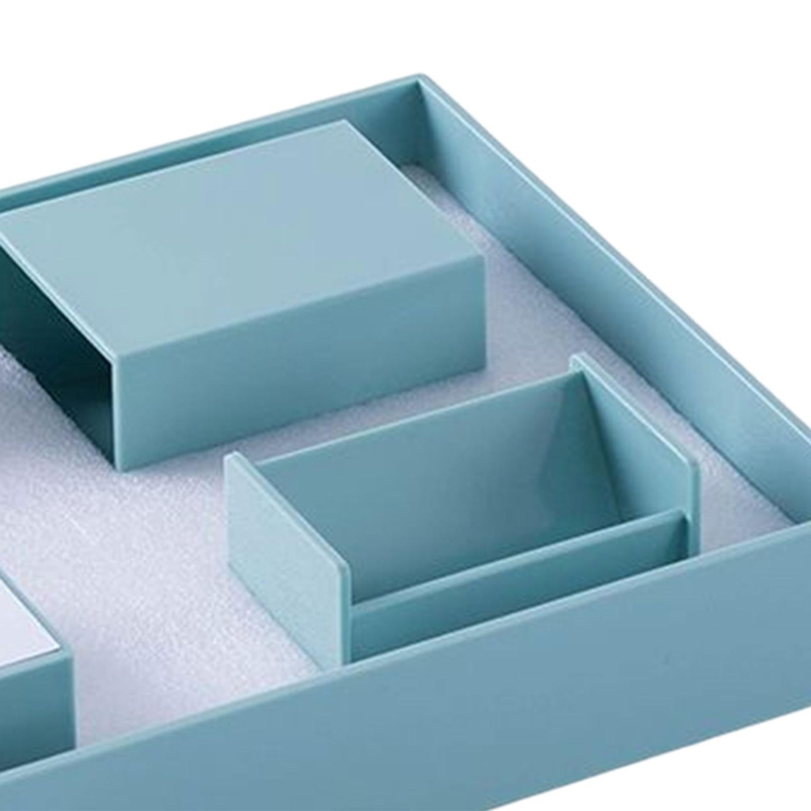 Desk Stationery Set Pen Pencil Holder Dustproof Portable Storage for Office