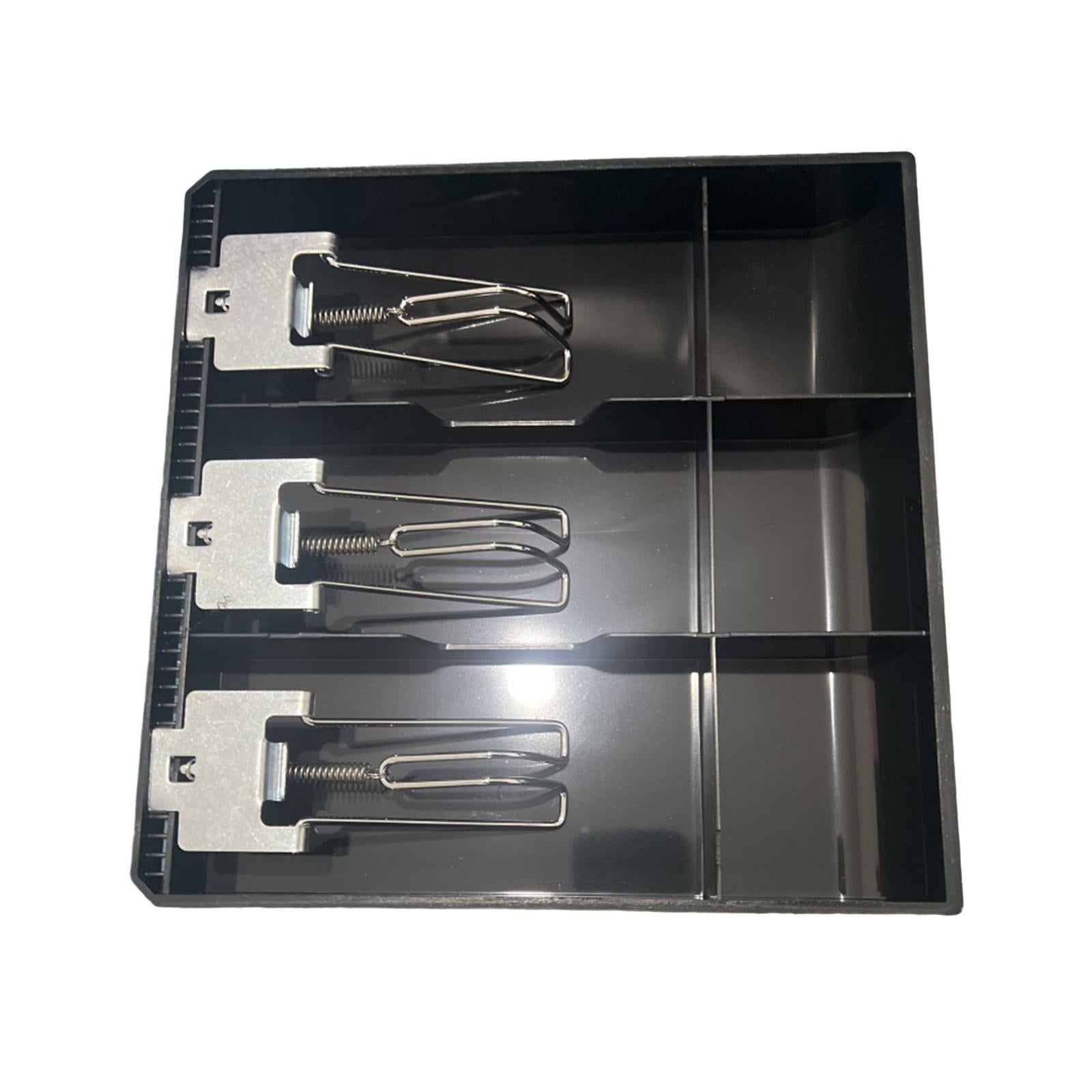Cash Register Drawer 3 Grid Currency Till Money Organizer for Store Hotel