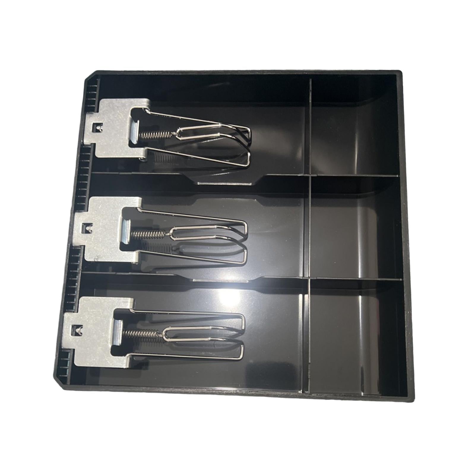 Cash Register Drawer 3 Grid Currency Till Money Organizer for Store Hotel