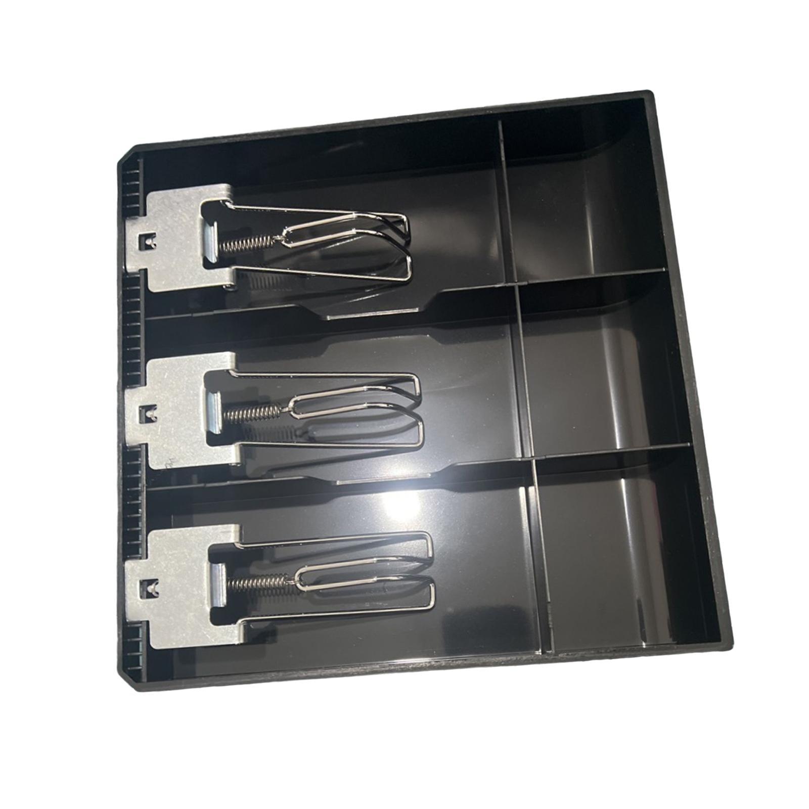 Cash Register Drawer 3 Grid Currency Till Money Organizer for Store Hotel